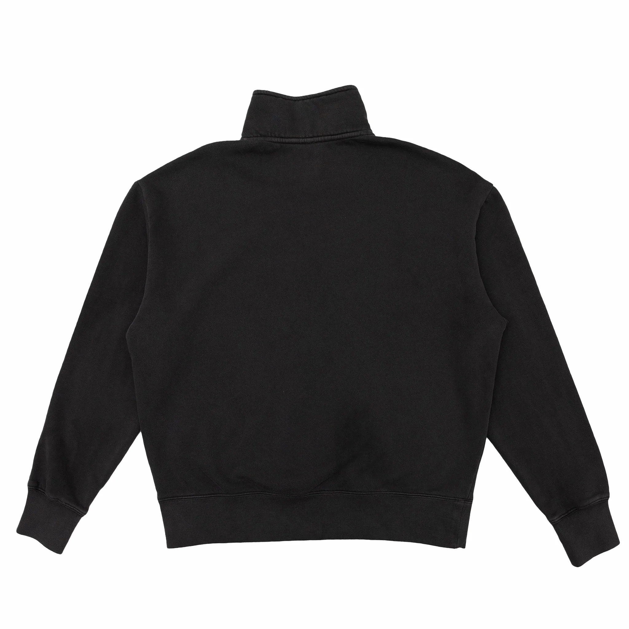 August 8 Year Anniversary "Caduceus Crest" 1/4 Zip Sweatshirt (Faded Black)