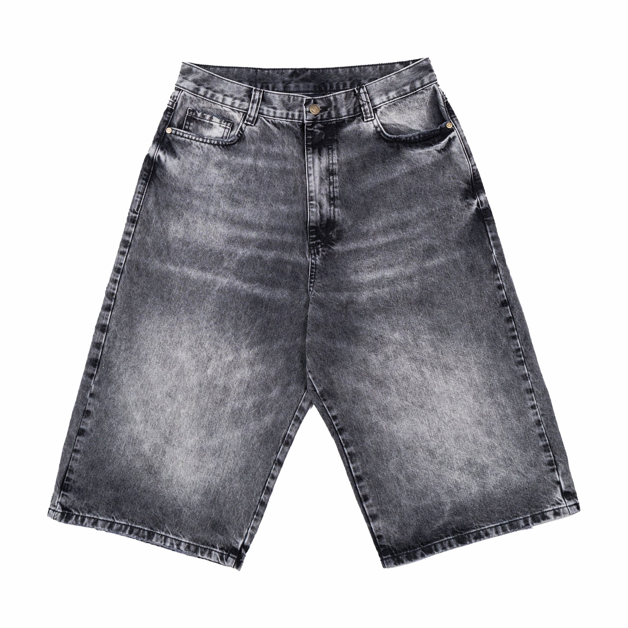 Boiler Room Denim Shorts (Black)