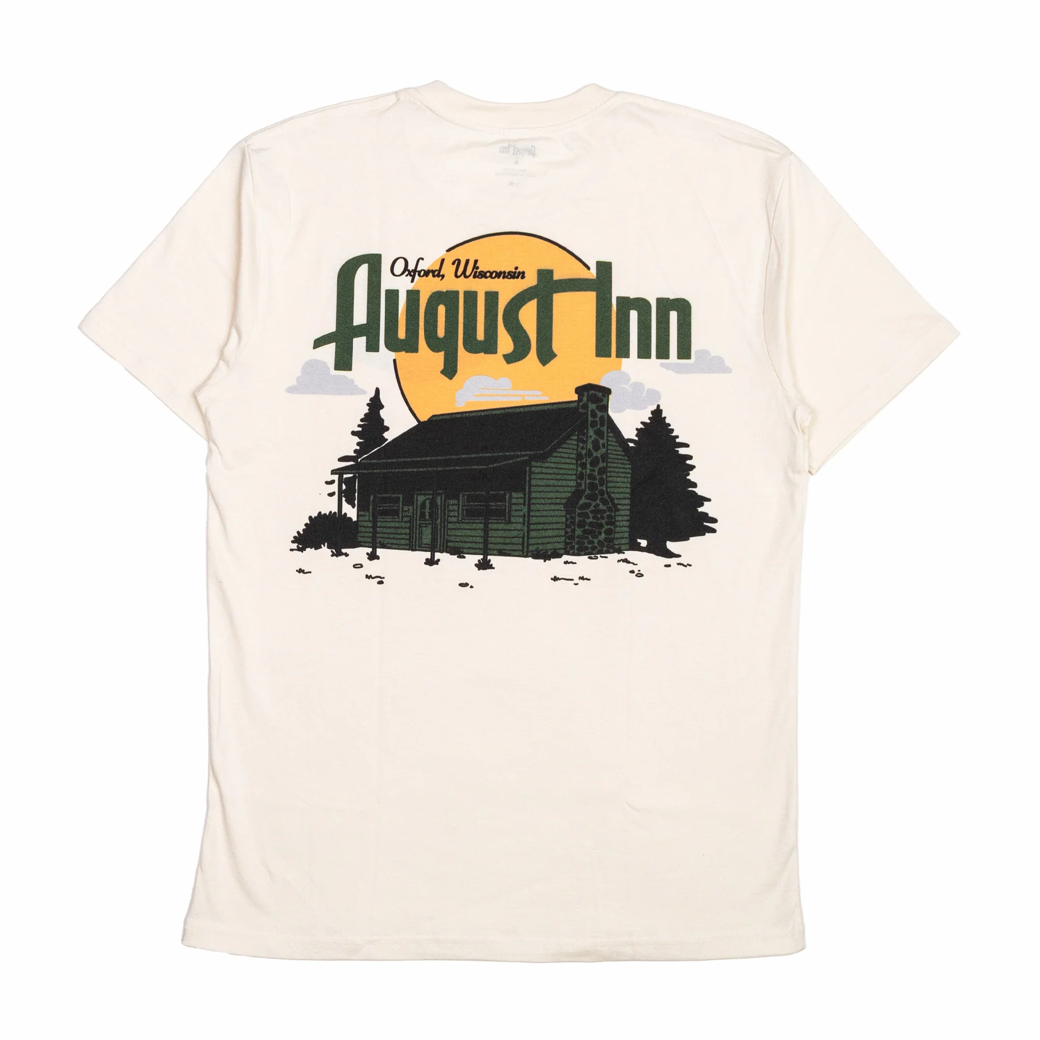 August Inn "Oxford" 5.3oz Midweight T-Shirt (Ecru)