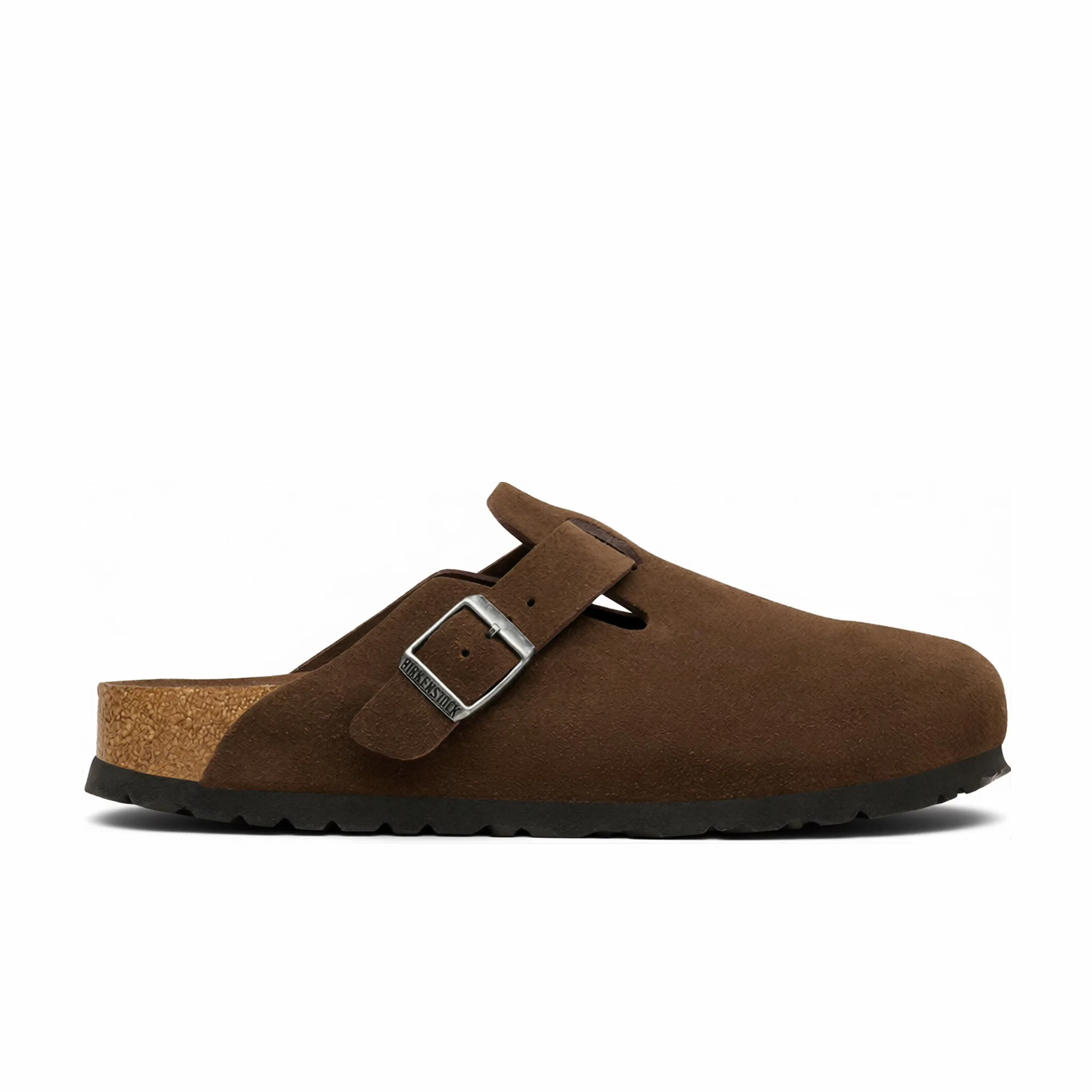 Birkenstock Men's Boston Soft Footbed Suede Leather - Regular (Carafe Tonal FB)