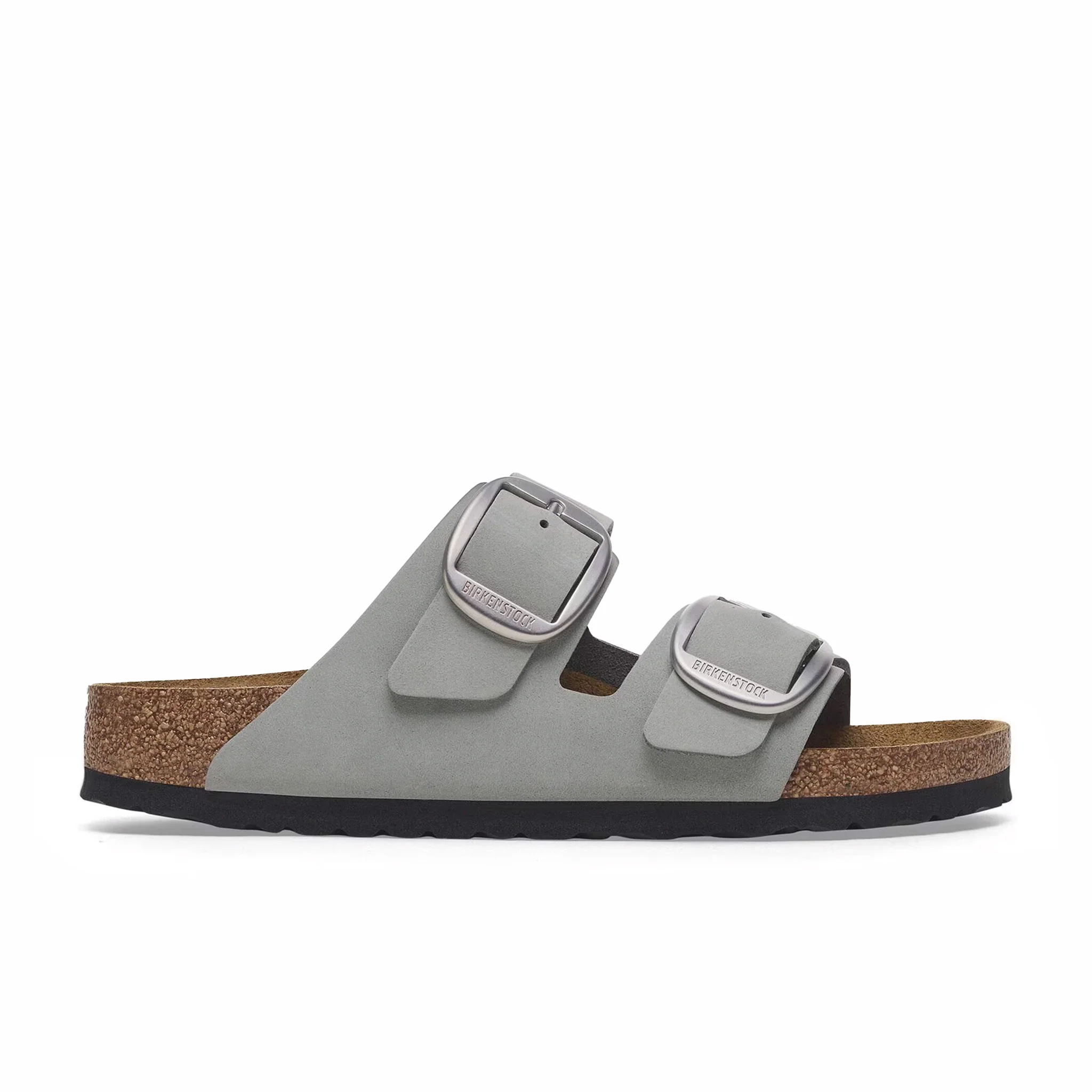 Birkenstock Women's Arizona Big Buckle Nubuck - Narrow (Stone Coin)
