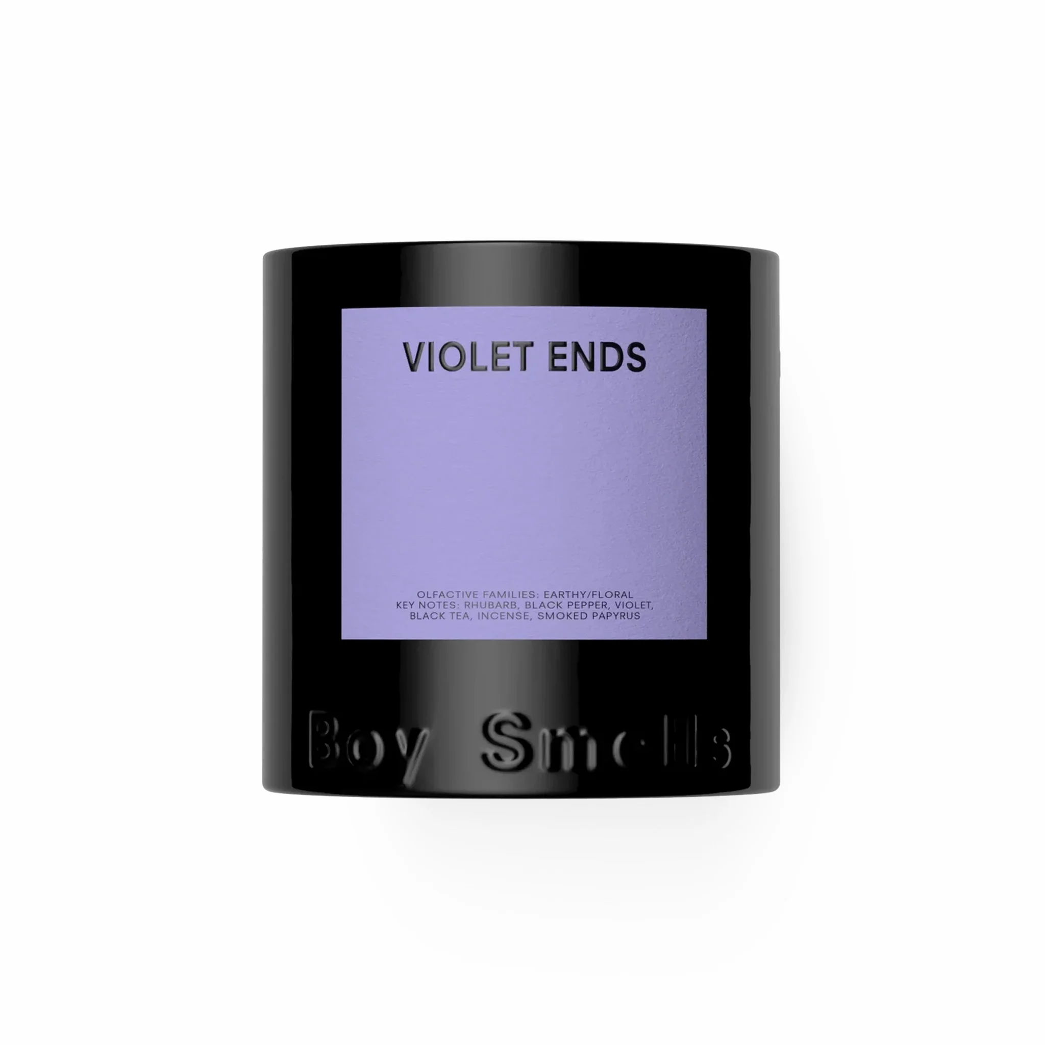 Boy Smells "Violet Ends" Candle