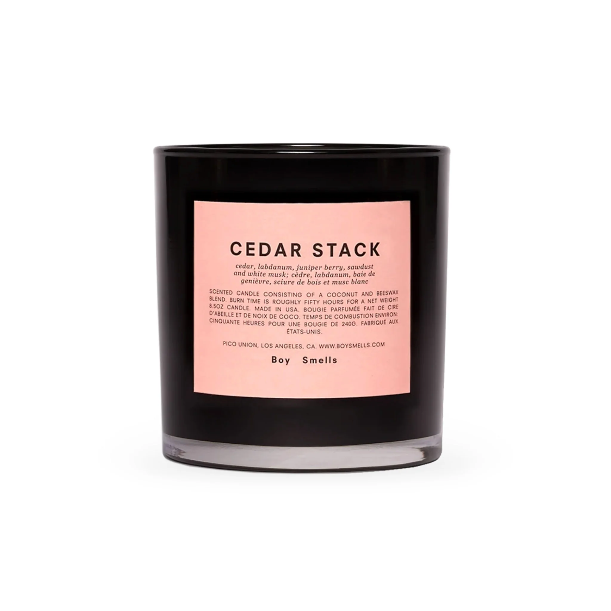 Boy Smells Cedar Stack Candle