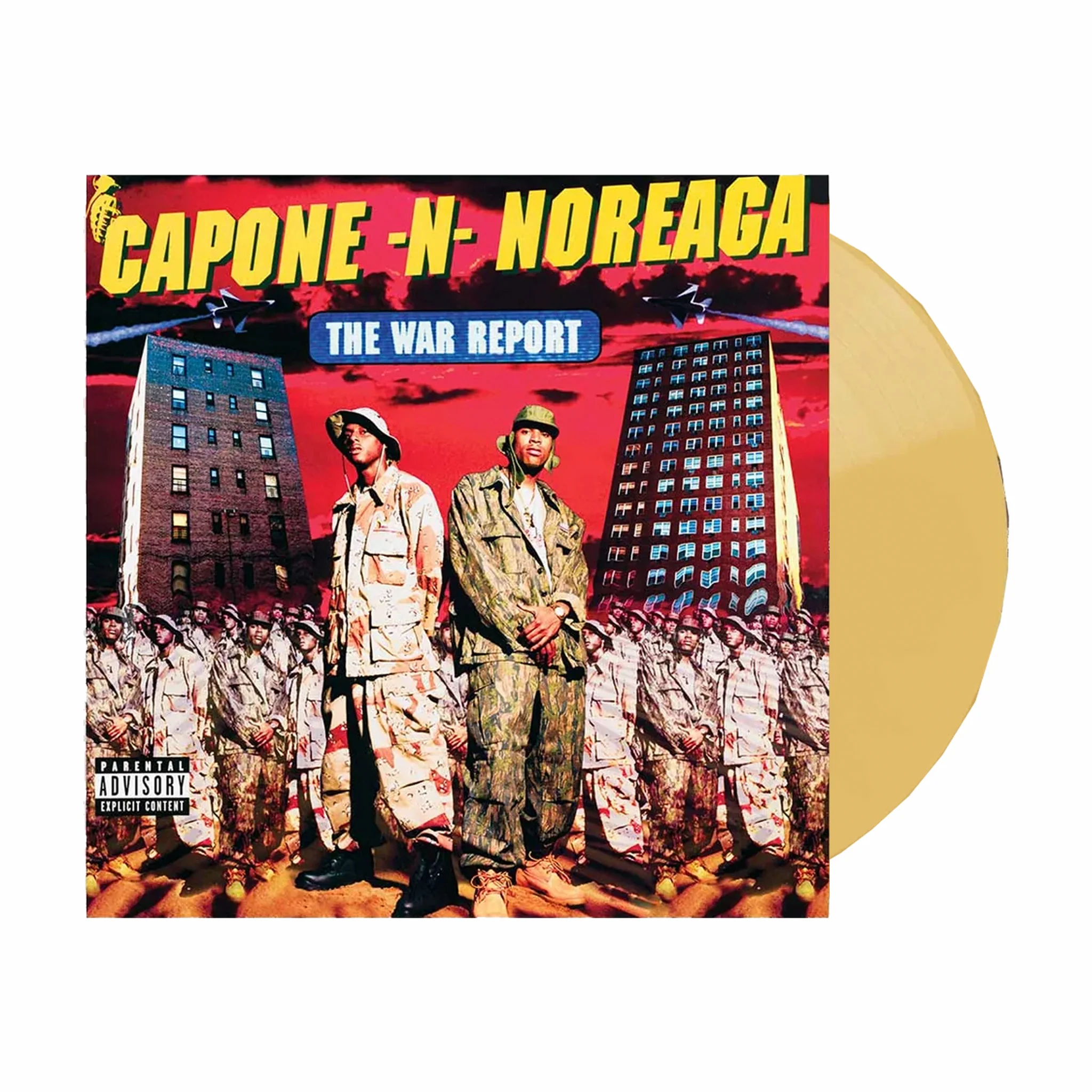 Capone-N-Noreaga "The War Report" 25th Anniversary 2XLP (Yellow Vinyl)