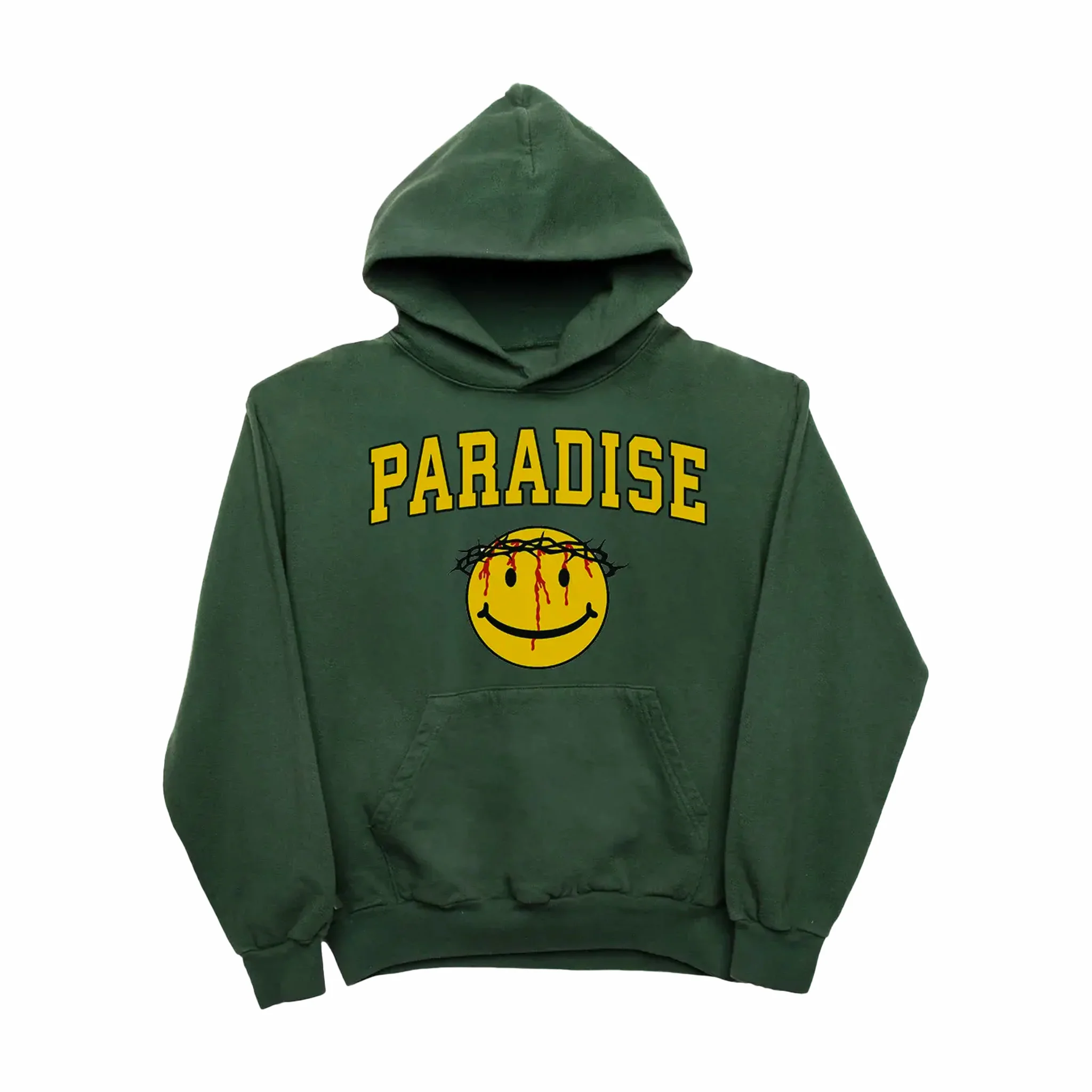 Paradise NYC Smiley Jesus Hoodie (Green)