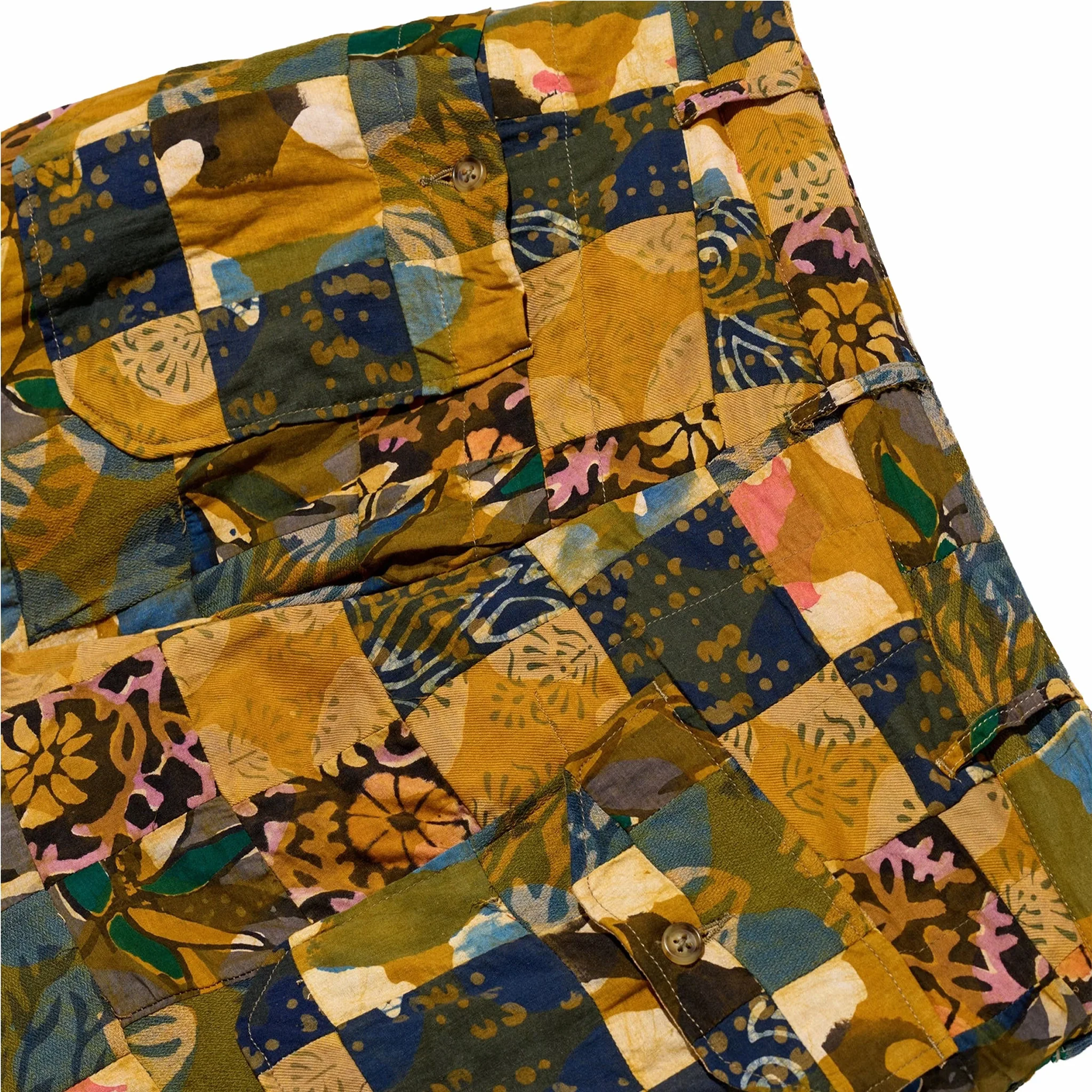 1689-engineered-garments-carlye-pant-olive-cotton-multi-pattern-patchwork-multi-3.webp Engineered Garments Carlye Pant - Olive Cotton Multi Pattern Patchwork (Multi)
