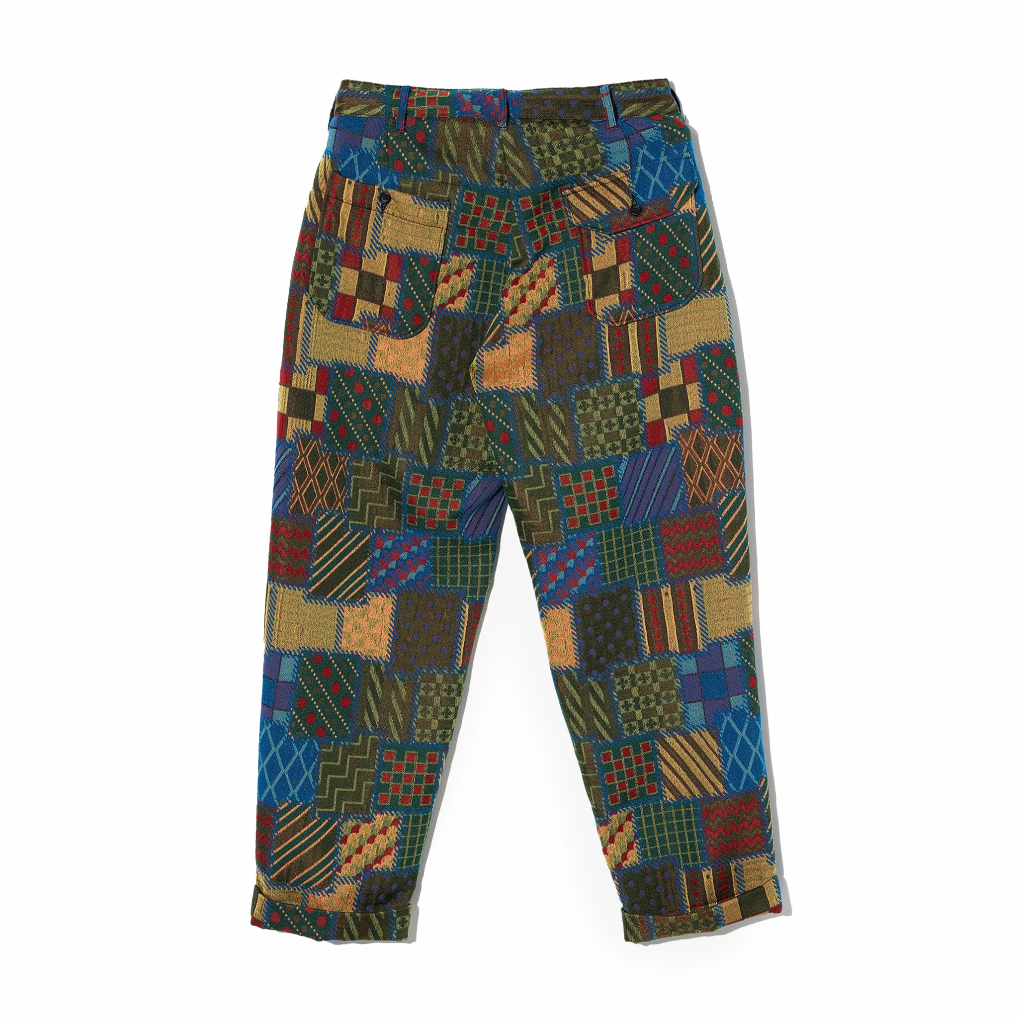 Engineered Garments Carlyle Pant - Multi Color Geometric PW Jq. (Multi)