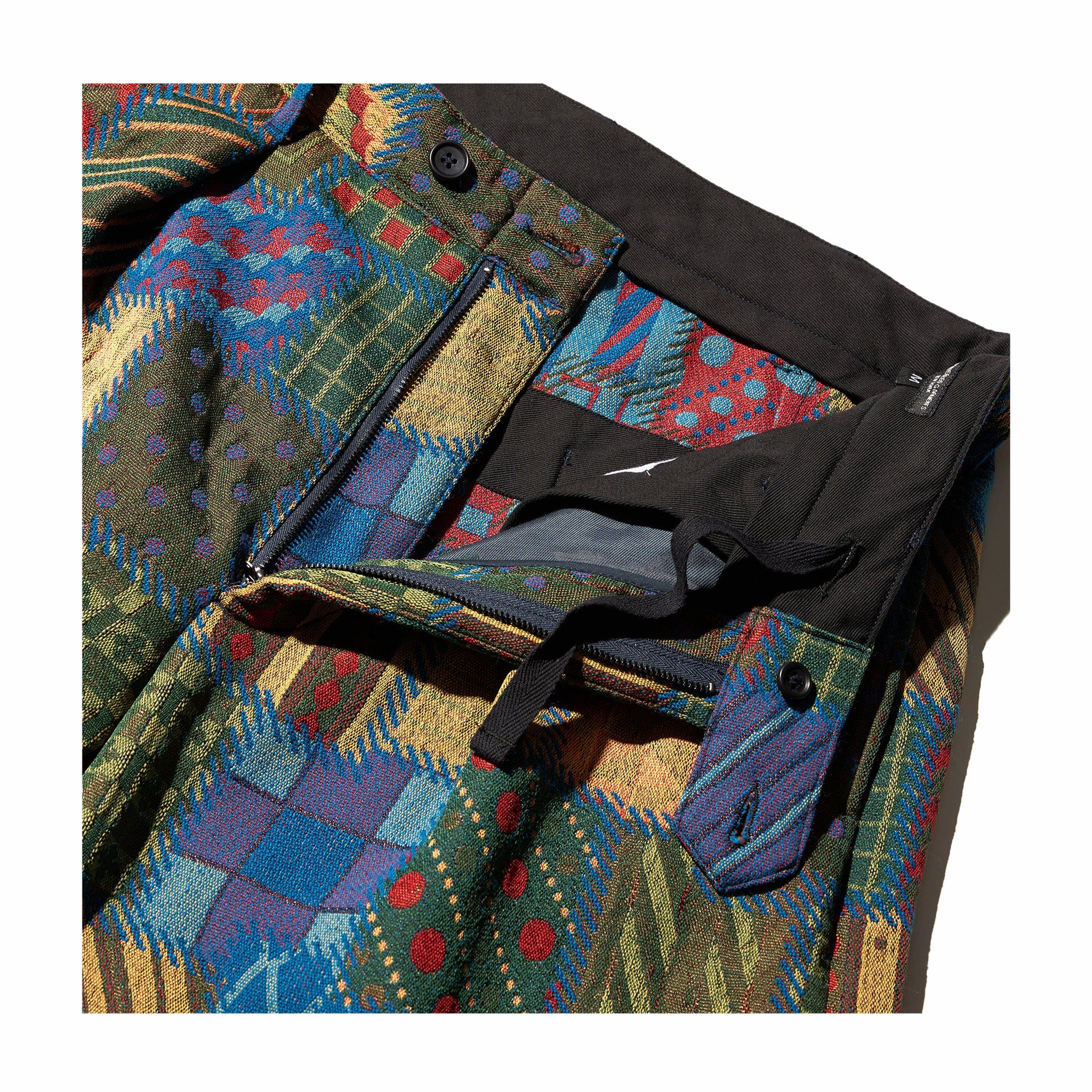 Engineered Garments Carlyle Pant - Multi Color Geometric PW Jq. (Multi)