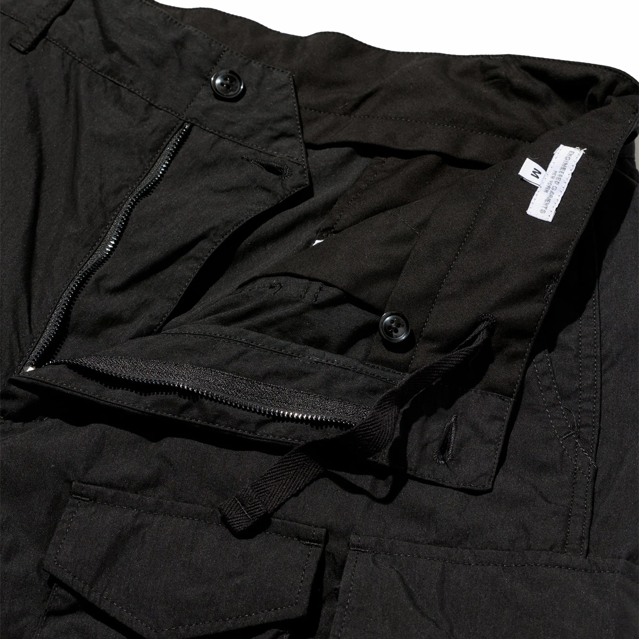 Engineered Garments FA Pant  - Lt. Weight Nyco Poplin (Black)