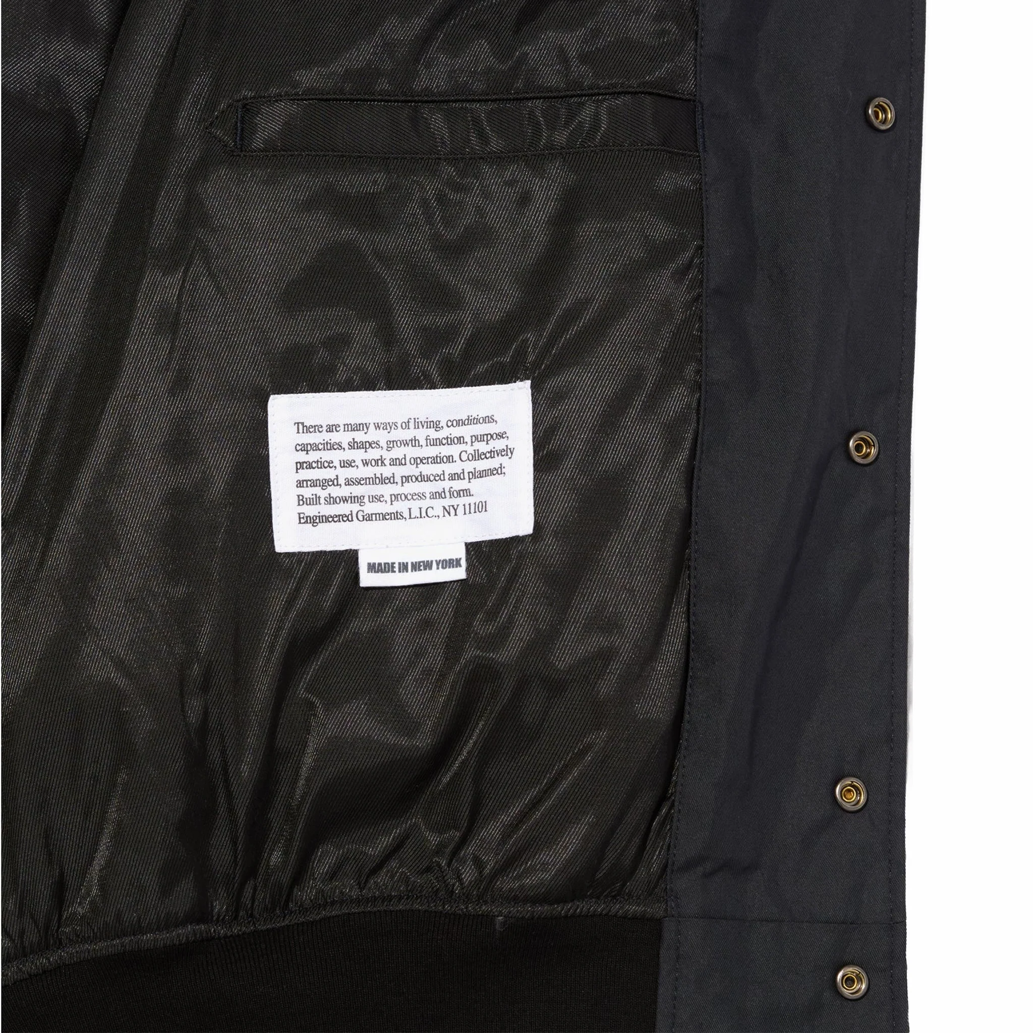 Engineered Garments Referee Jacket - Dk.Navy Lt.Weight Nyco Twill (Dark Navy)