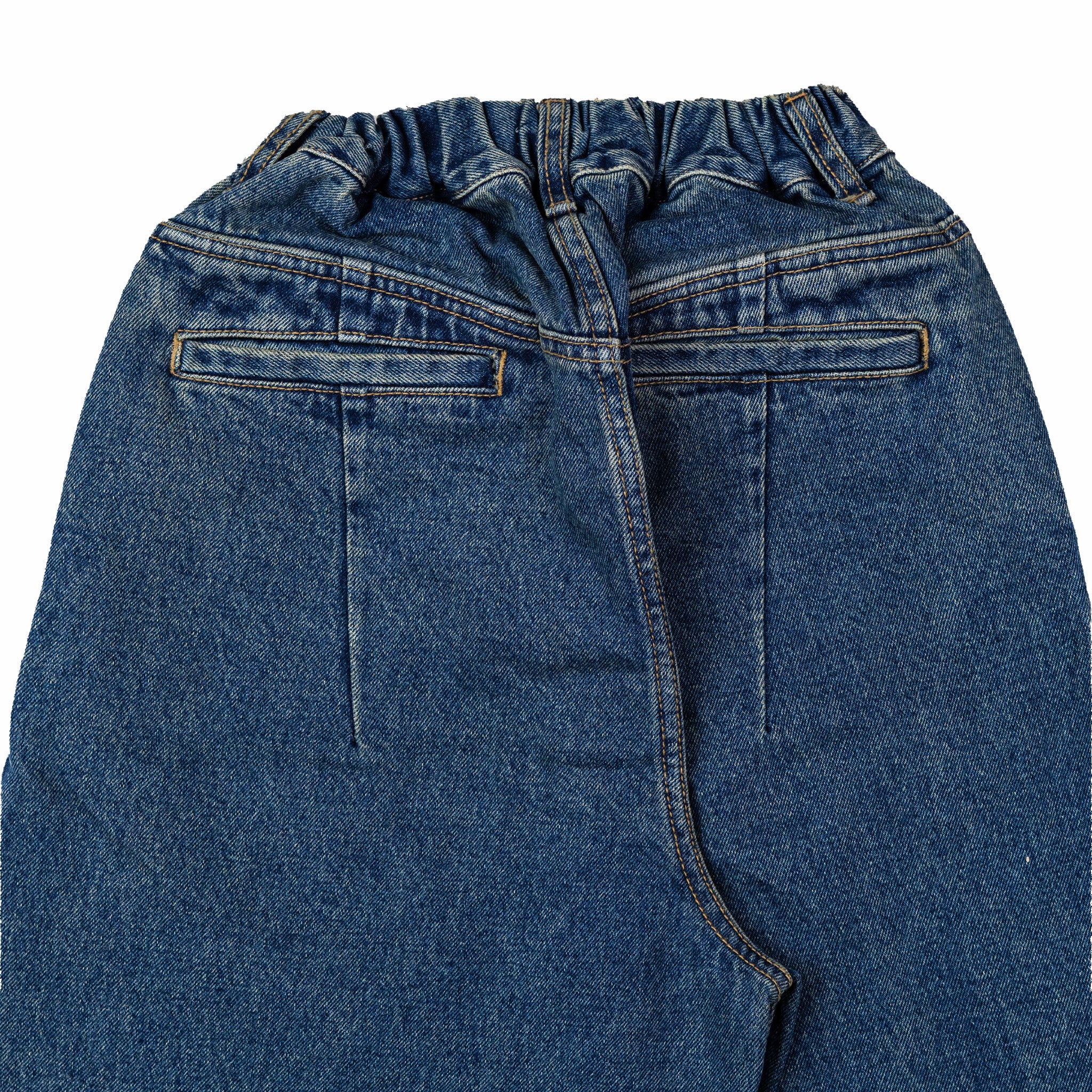 Estudio Niksen Big Hem Denim Jeans (Blue Wash)