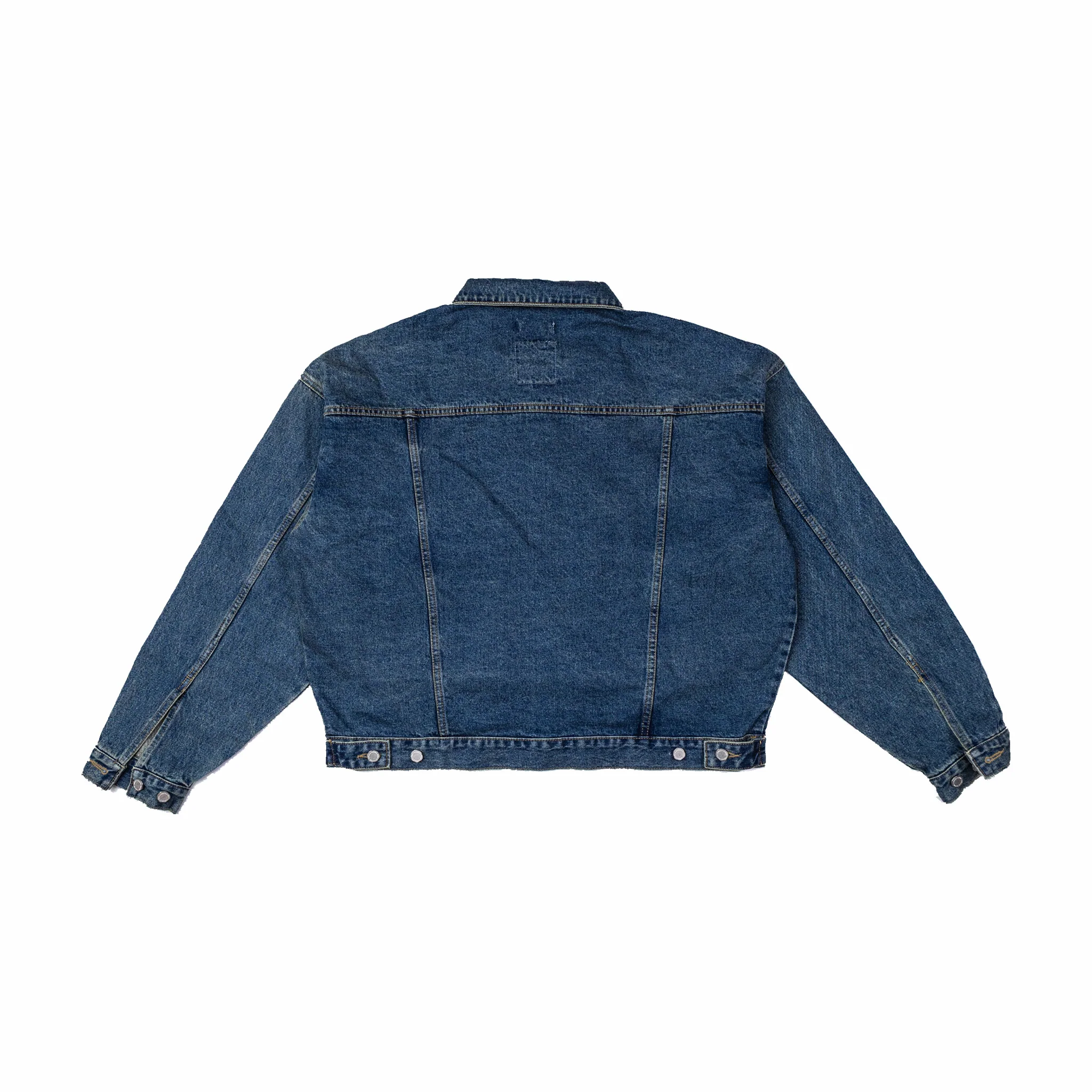 Estudio Niksen Boxy Denim Trucker Jacket (Blue Wash)