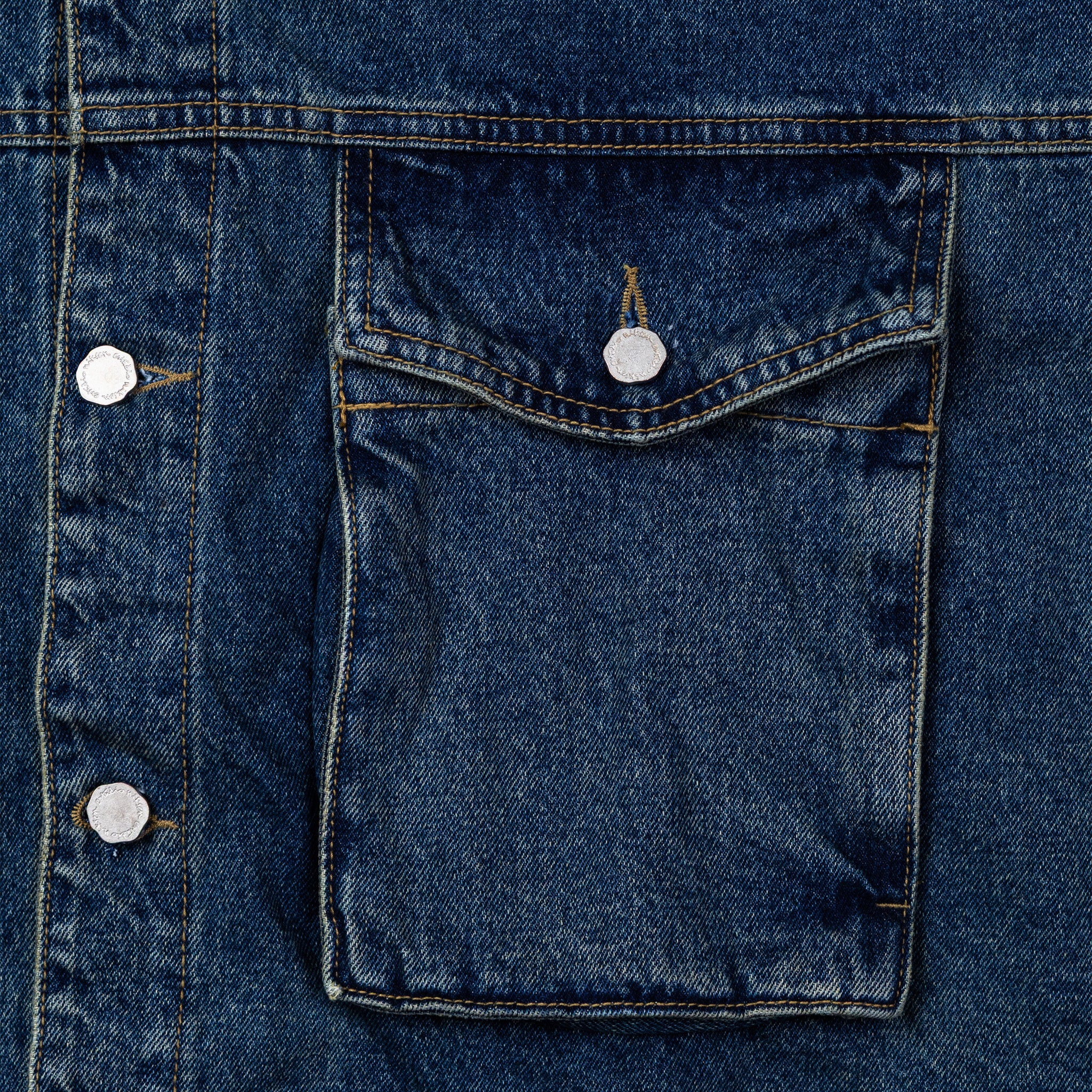 Estudio Niksen Boxy Denim Trucker Jacket (Blue Wash)