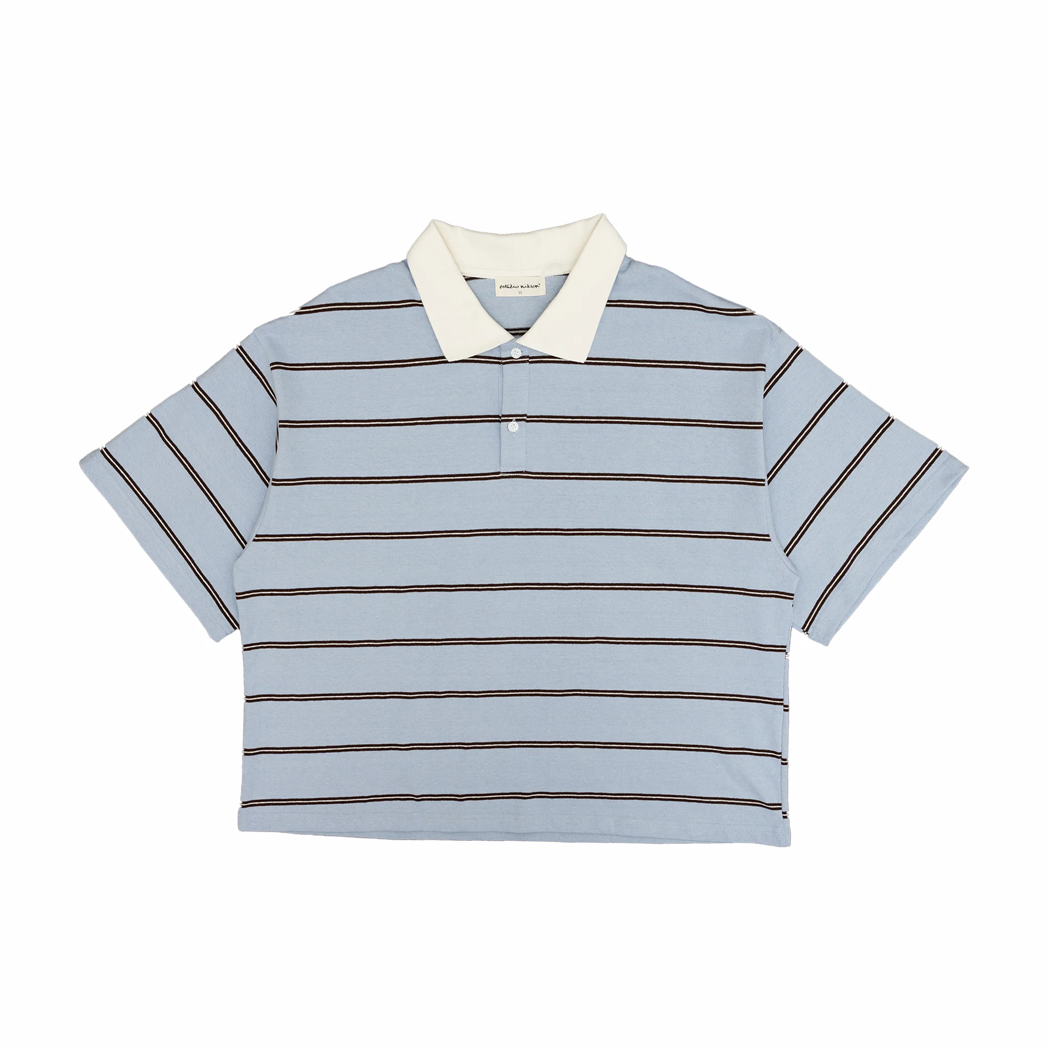 Estudio Niksen Boxy Jersey Polo (Light Blue)