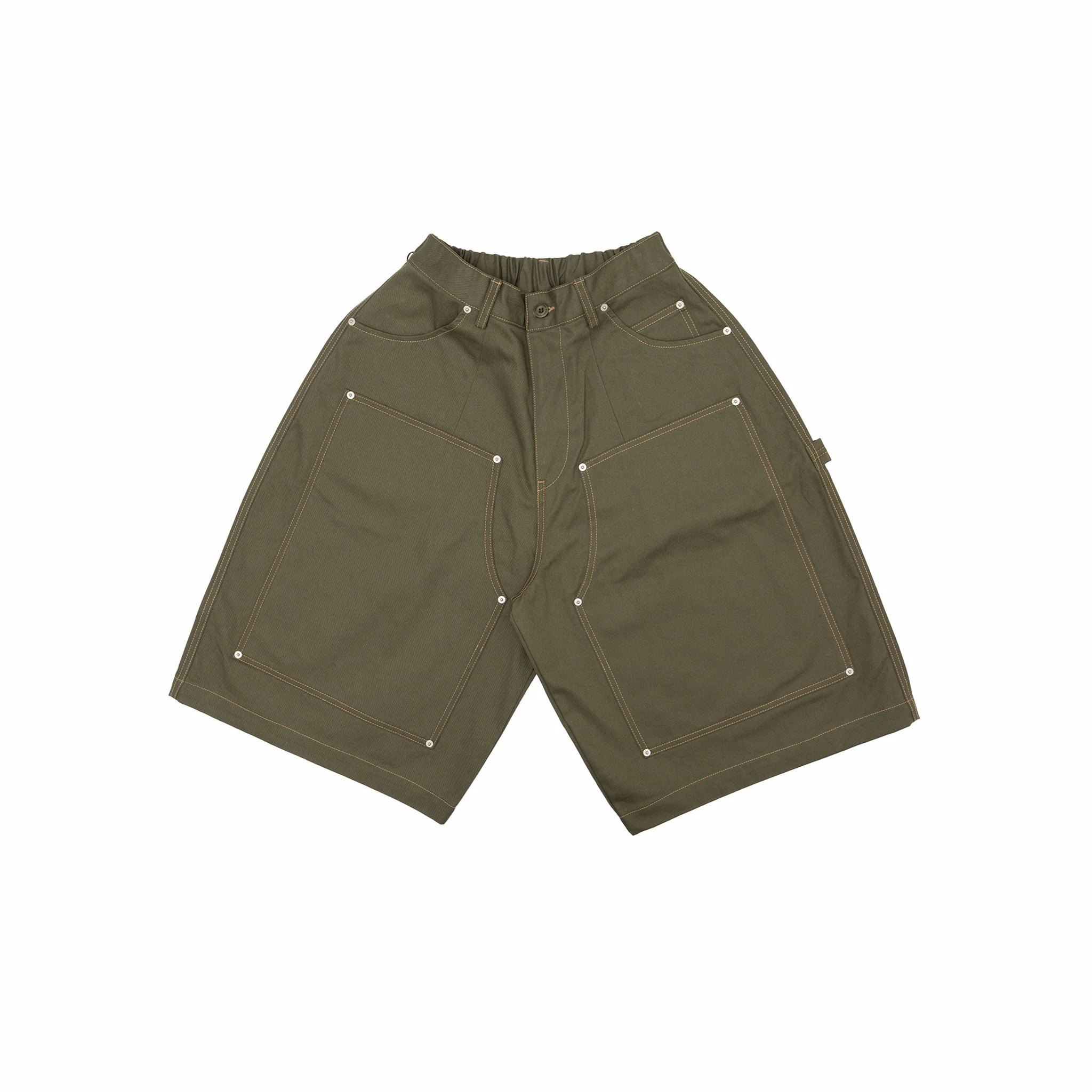 Estudio Niksen Carpenter Wide Shorts (Khaki)