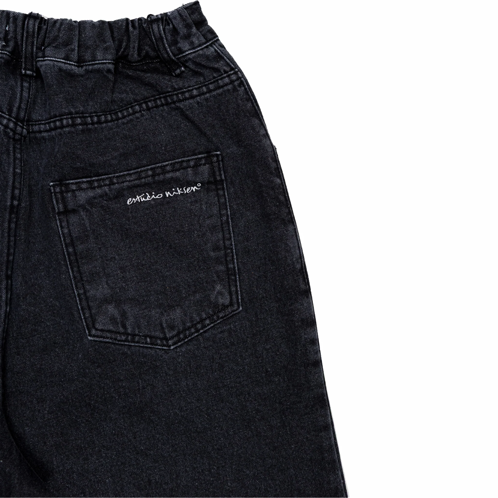 Estudio Niksen Dart Balloon Jeans (Black)