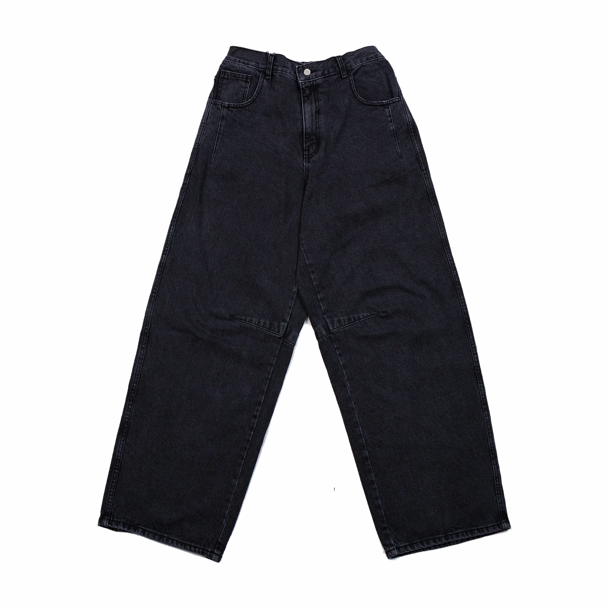 Estudio Niksen Half-Dart Maxi Jeans (Black)