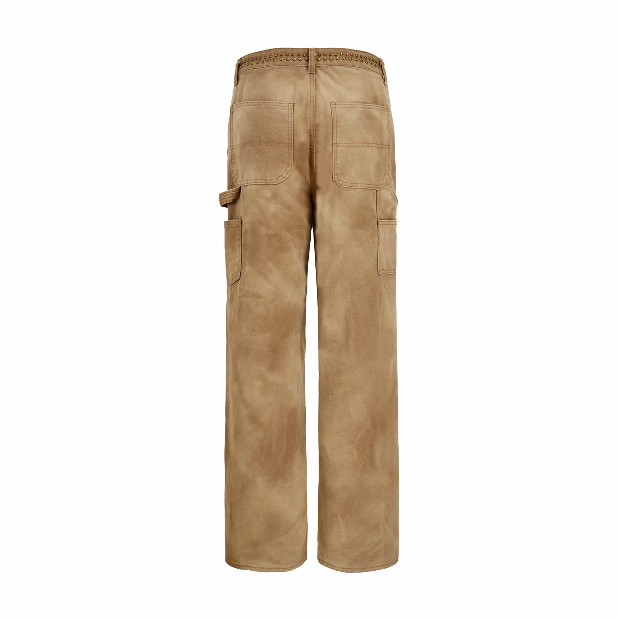 Found Canvas Studded Work Pants (Vintage Sand)