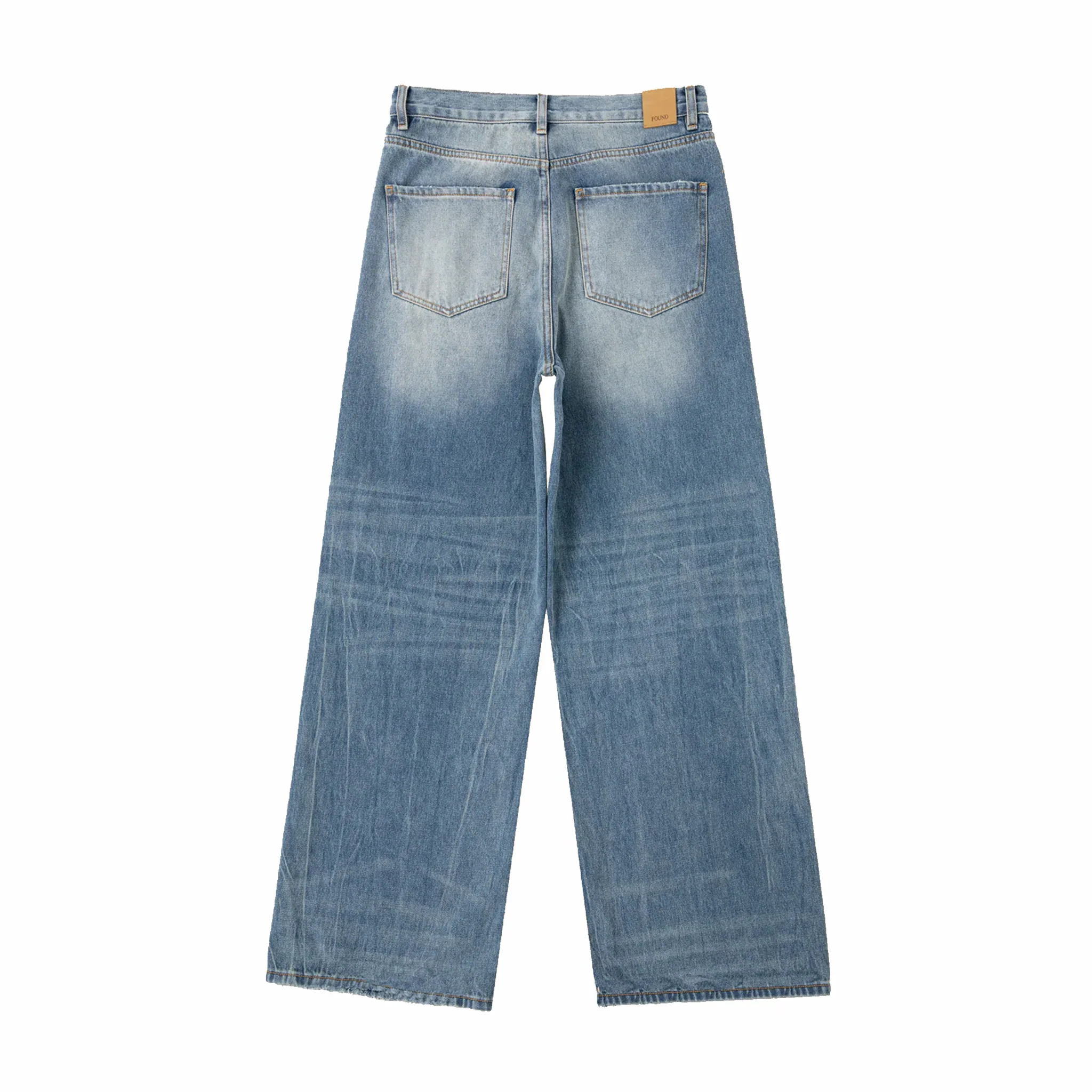 Found Lacy Baggy Jeans (Vintage Blue)