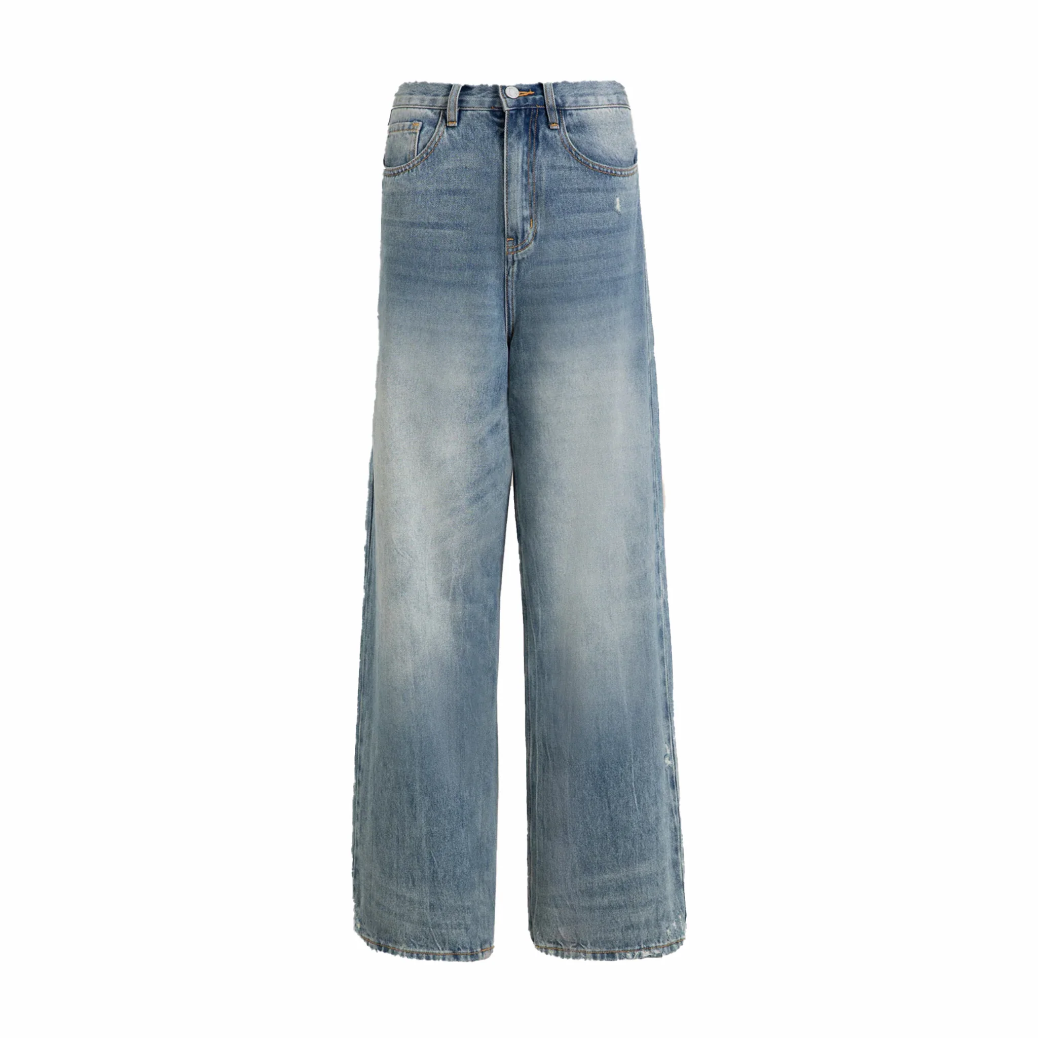Found Lacy Baggy Jeans (Vintage Blue)