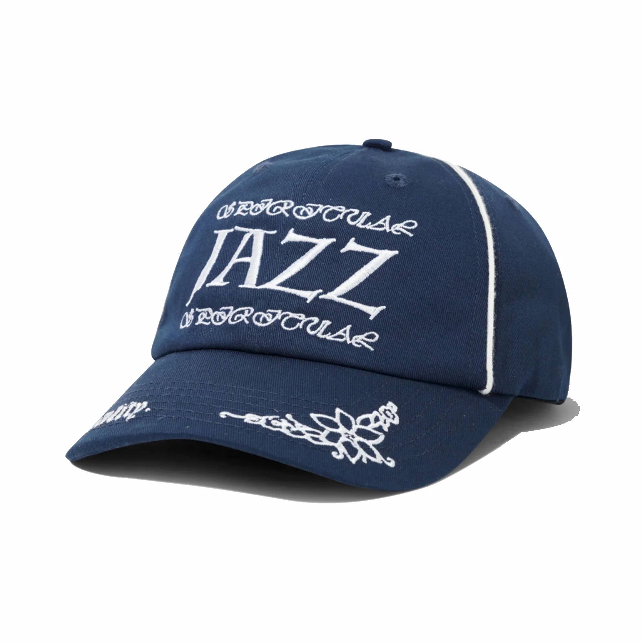 Butter Goods Spiritual Logo 6 Panel Cap (Navy)
