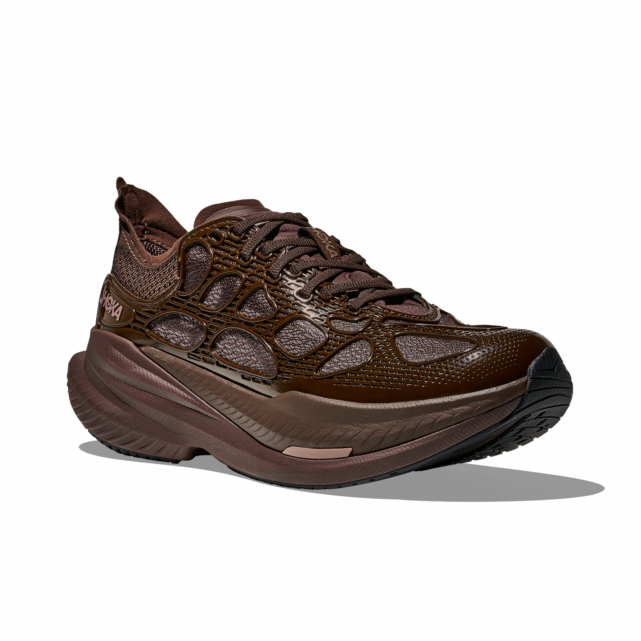 HOKA Men's Mach X Caged (Walnut/Soaring Blue)