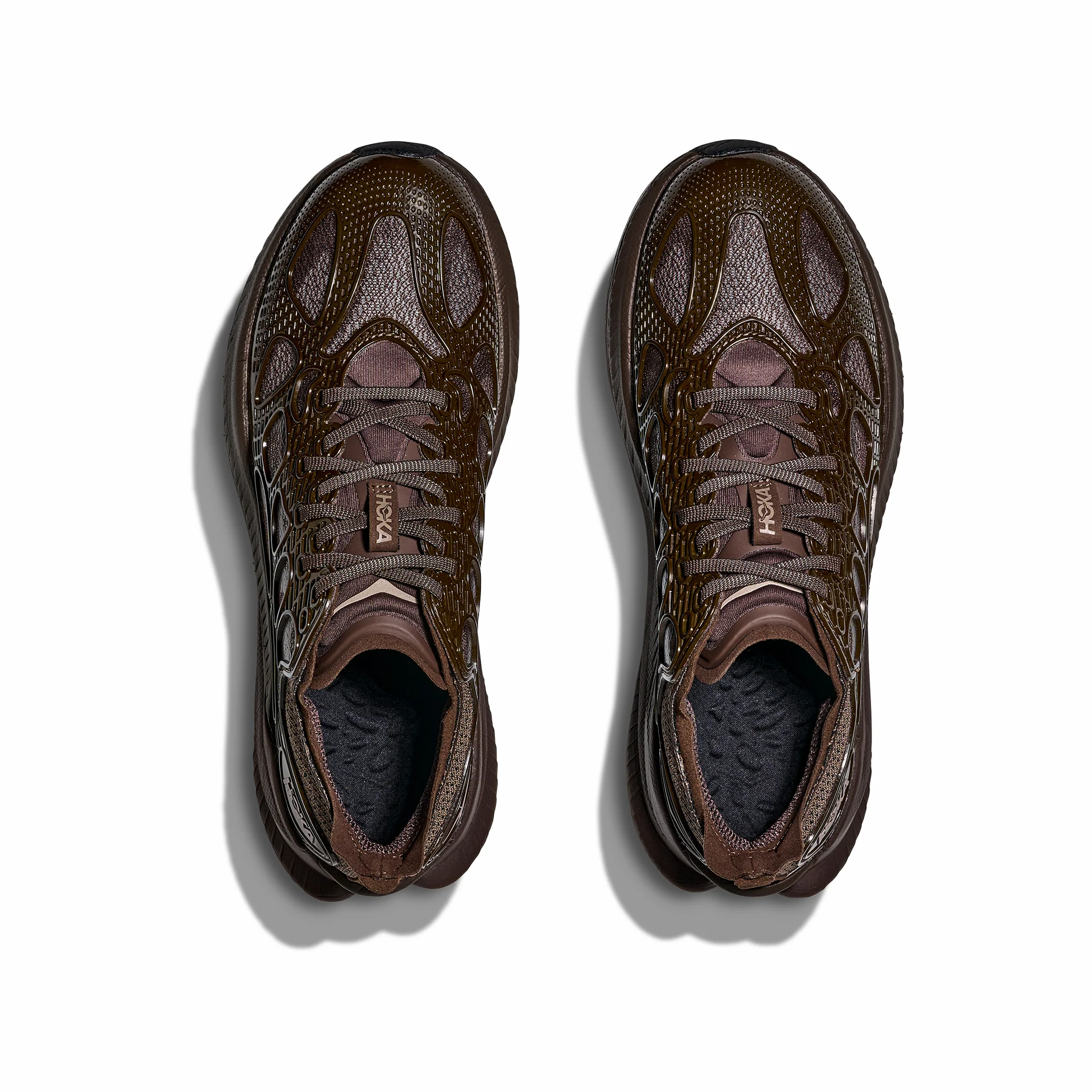 HOKA Men's Mach X Caged (Walnut/Soaring Blue)