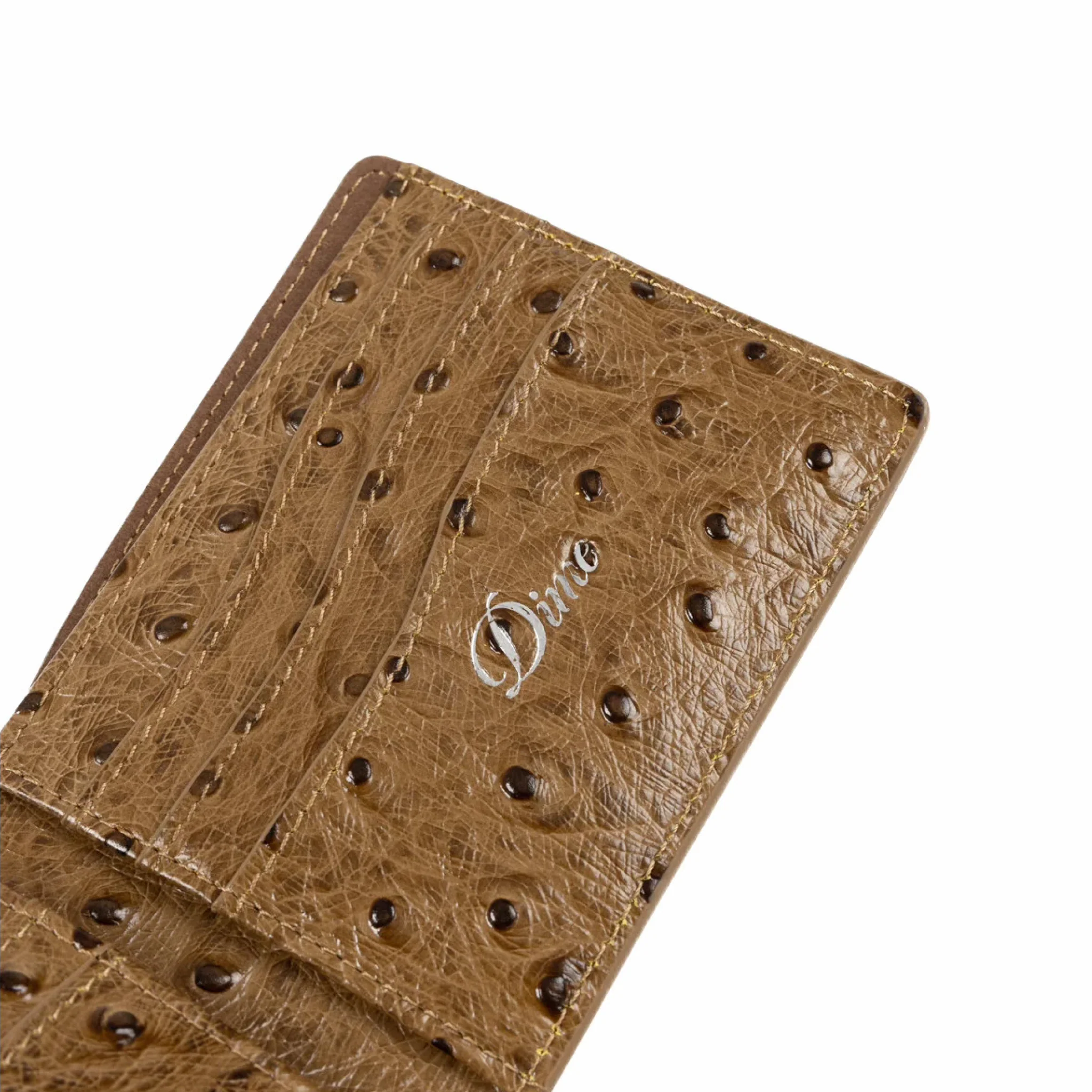 Dime Fauxstrich Wallet (Coffee)