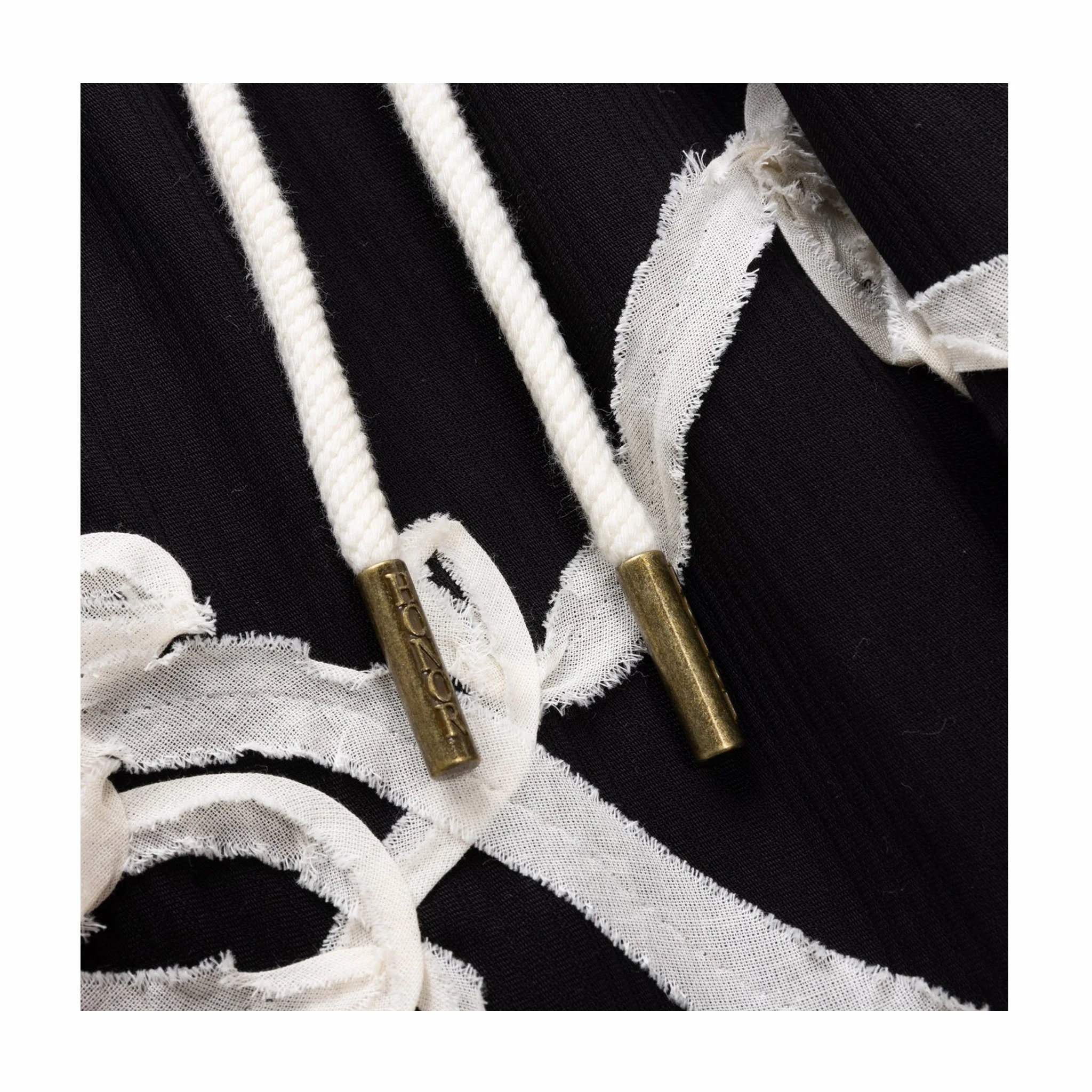 Honor The Gift Floral Ribbon Ankle Pant (Black/White)