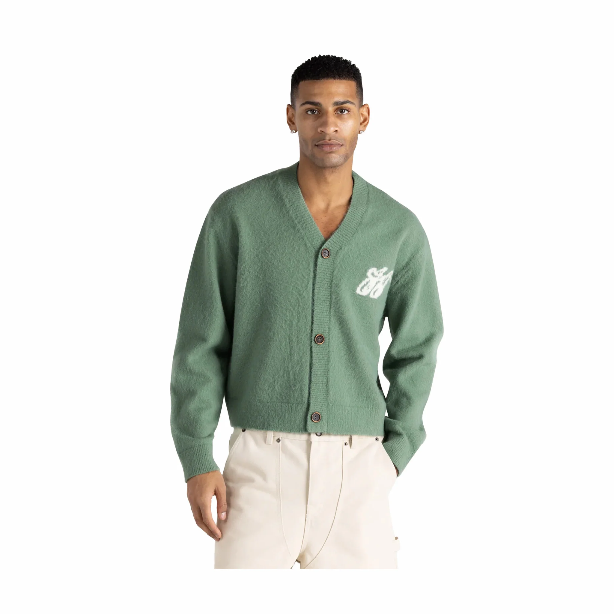 Honor The Gift H Brushed Knit Cardigan (Mint)