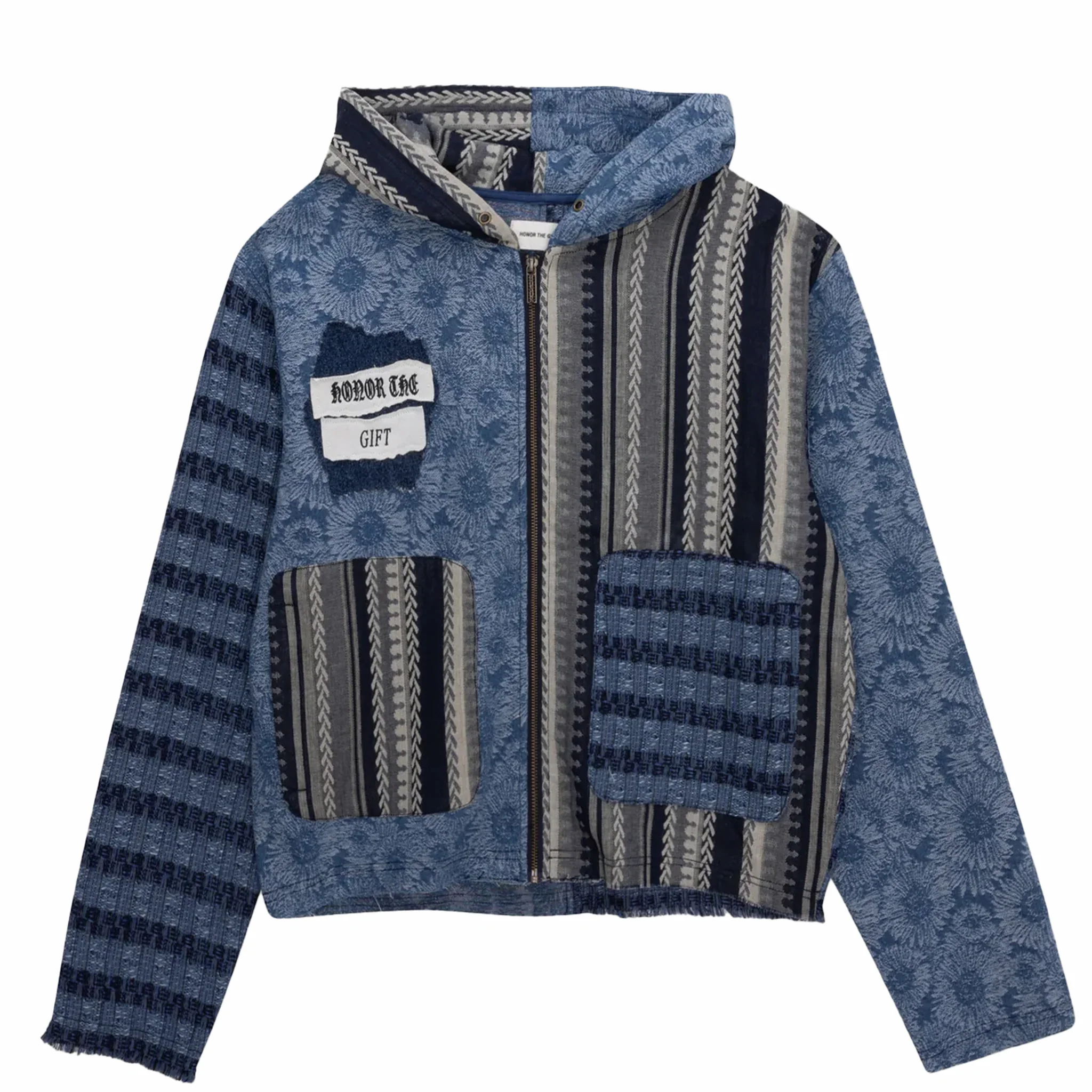 Honor The Gift Indigo Tapestry Hoodie (Indigo)