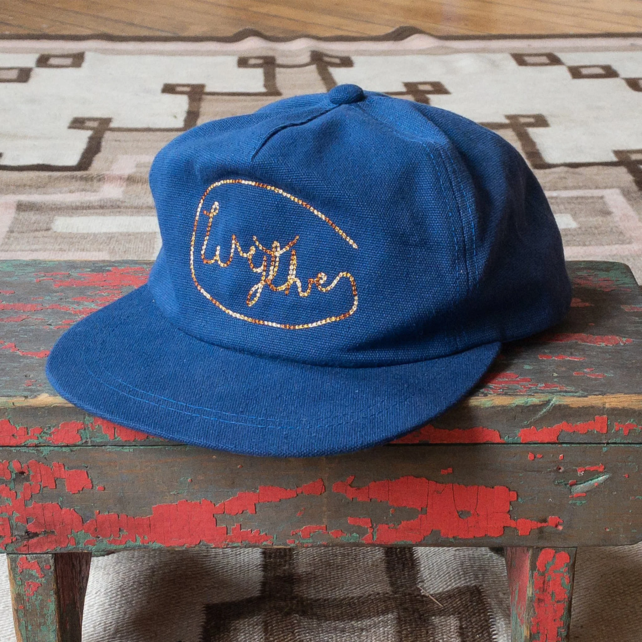 Wythe Chainstitch Ranch Hat (Blue)