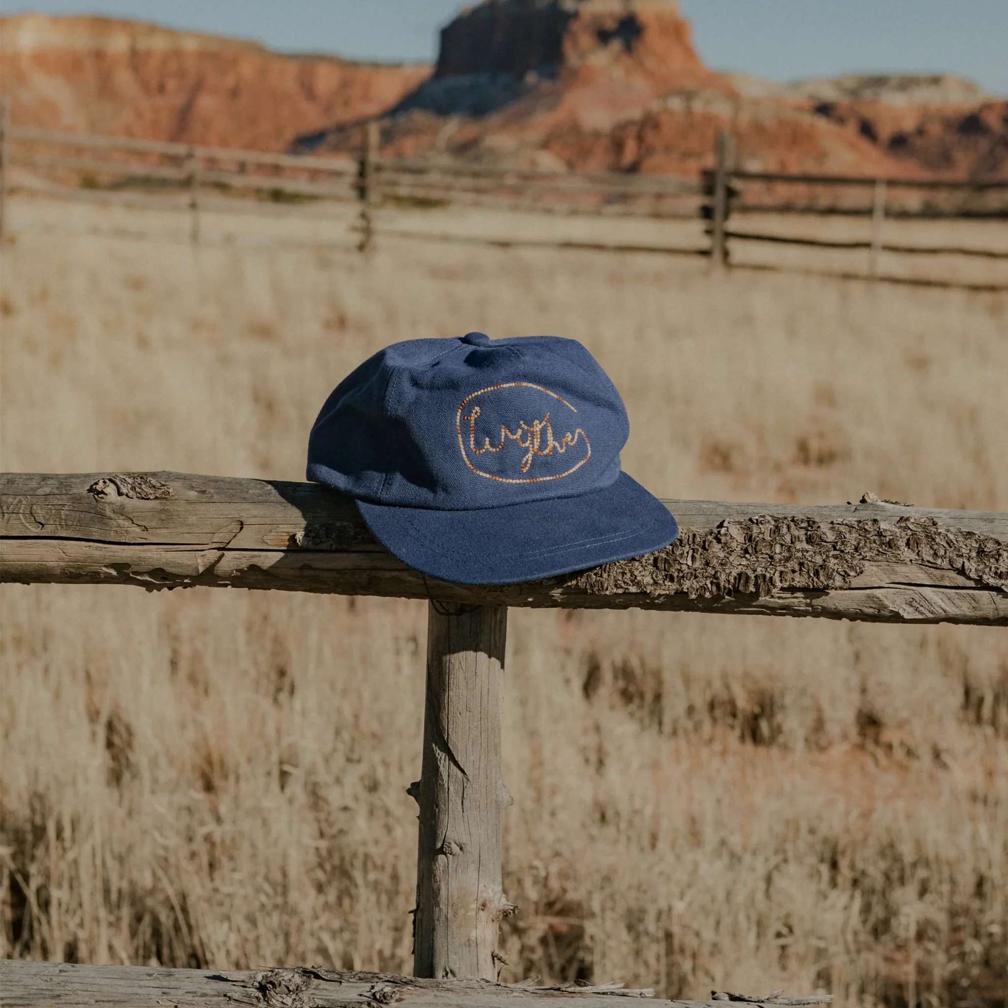 Wythe Chainstitch Ranch Hat (Blue)