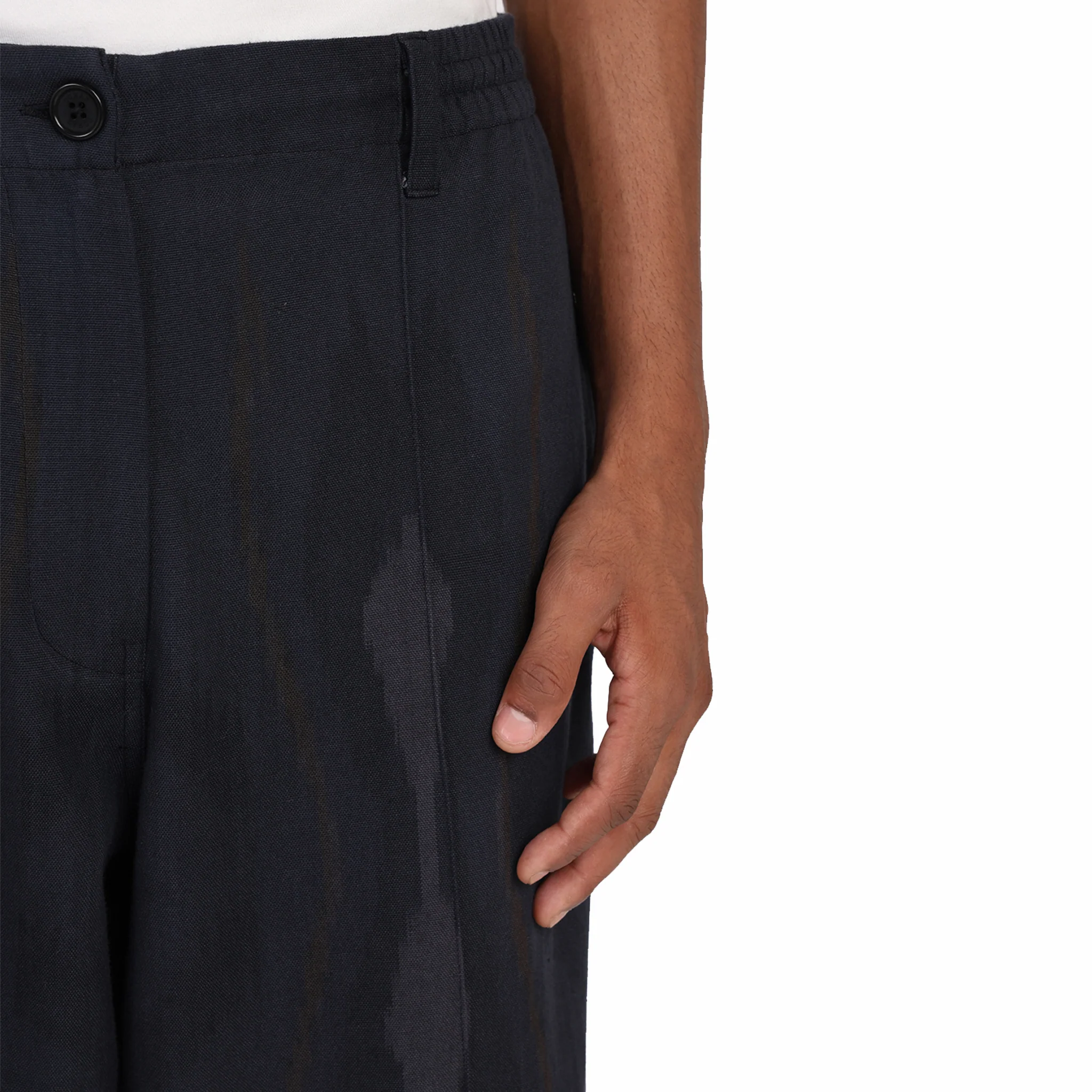 Kardo Kedar Ikat Trousers (Dark Navy)