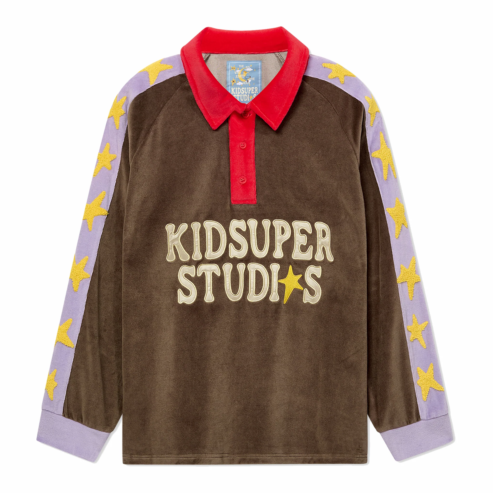 Kidsuper Face Velour Stars Rugby (Brown)