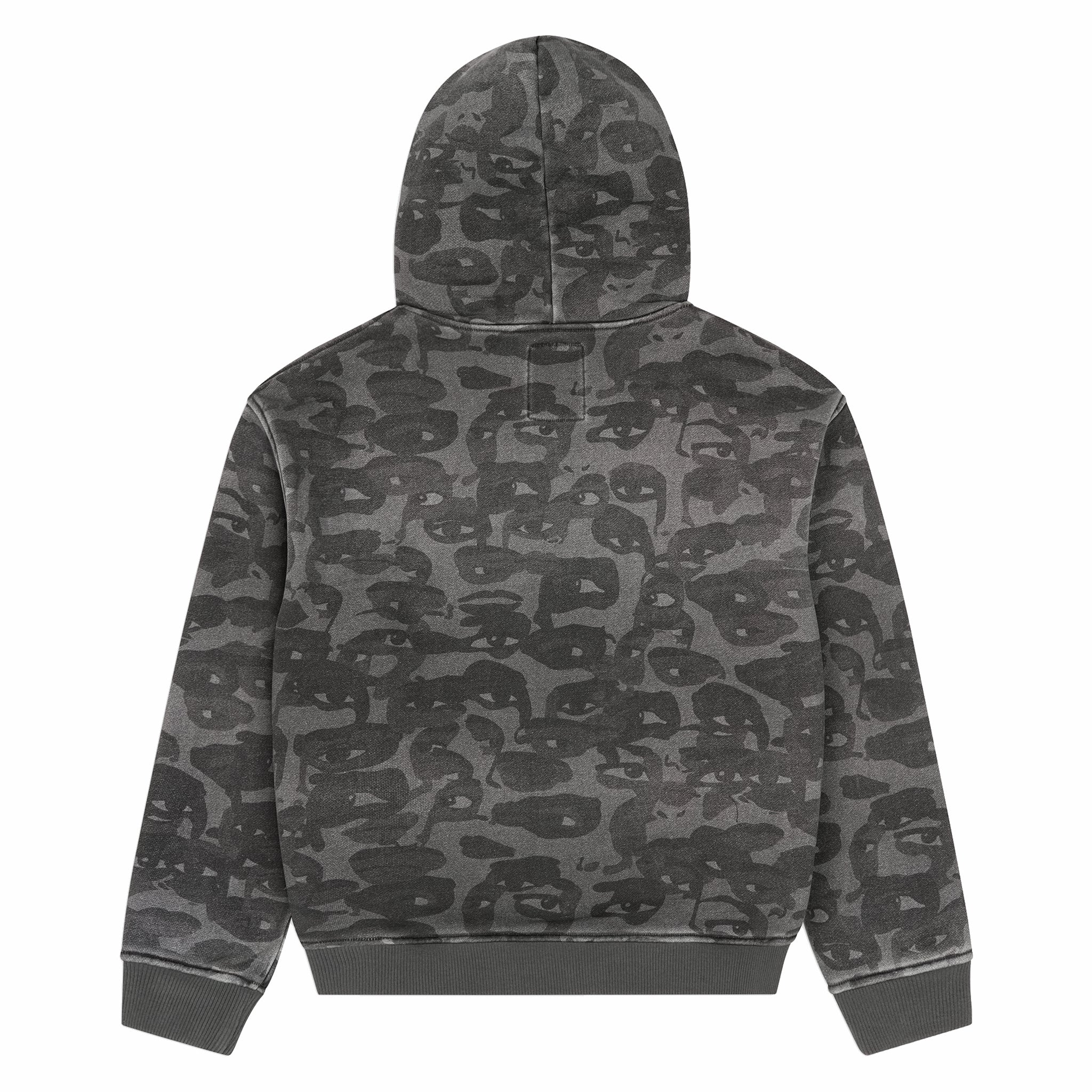Kidsuper Stars Face Camo Hoodie (Black)