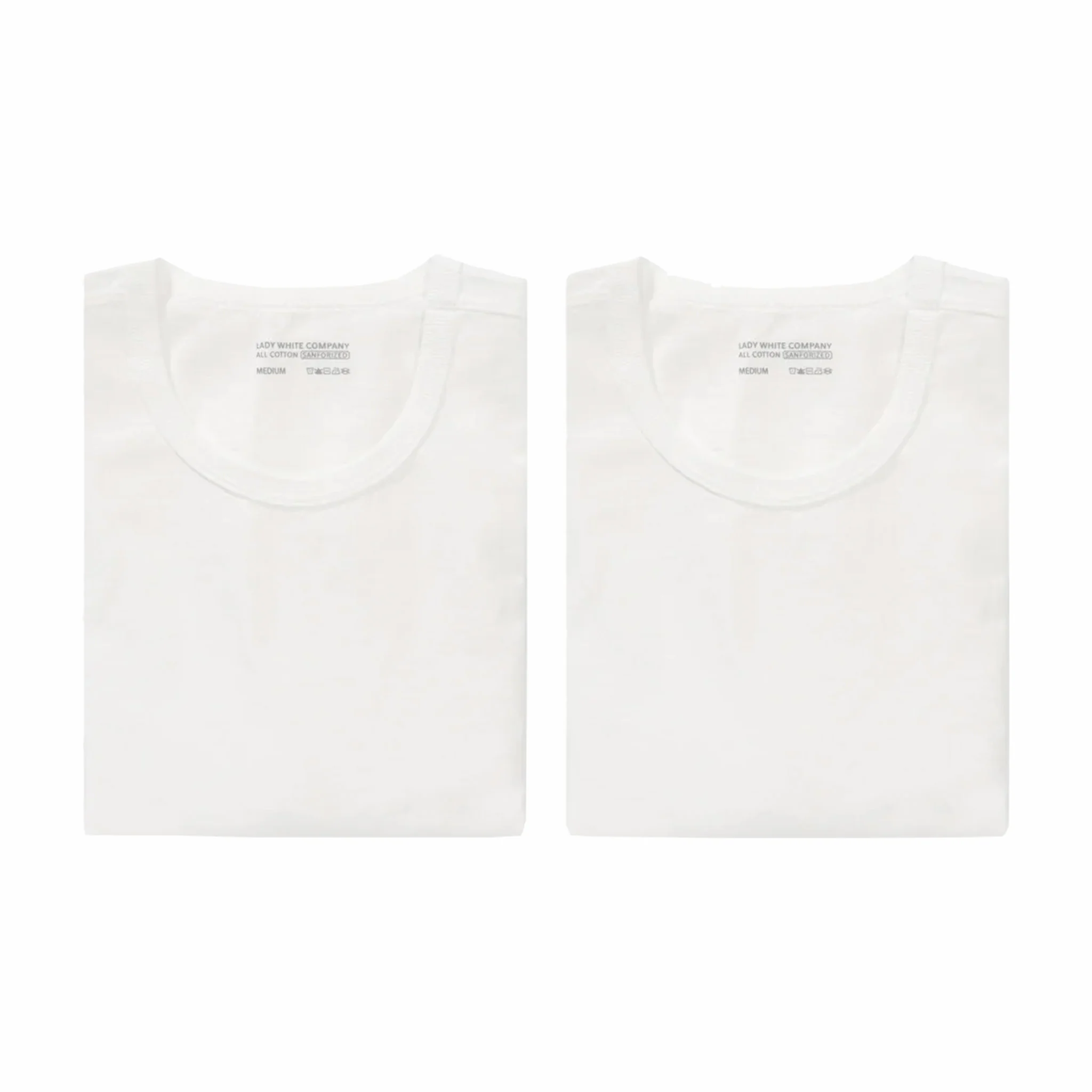 Lady White Co. "Our T-Shirt" 2-Pack (White)
