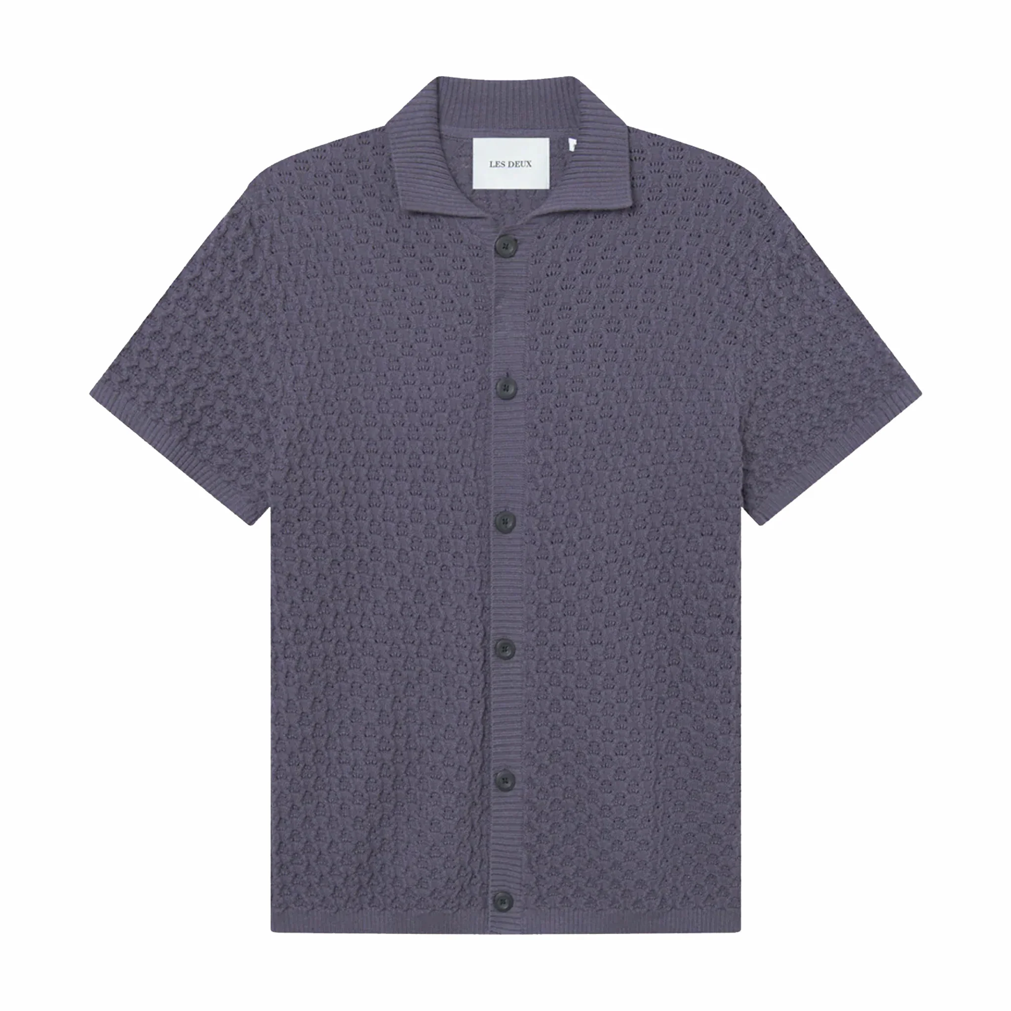 Les Deux Gespertus S/S Knit Shirt (Greystone)