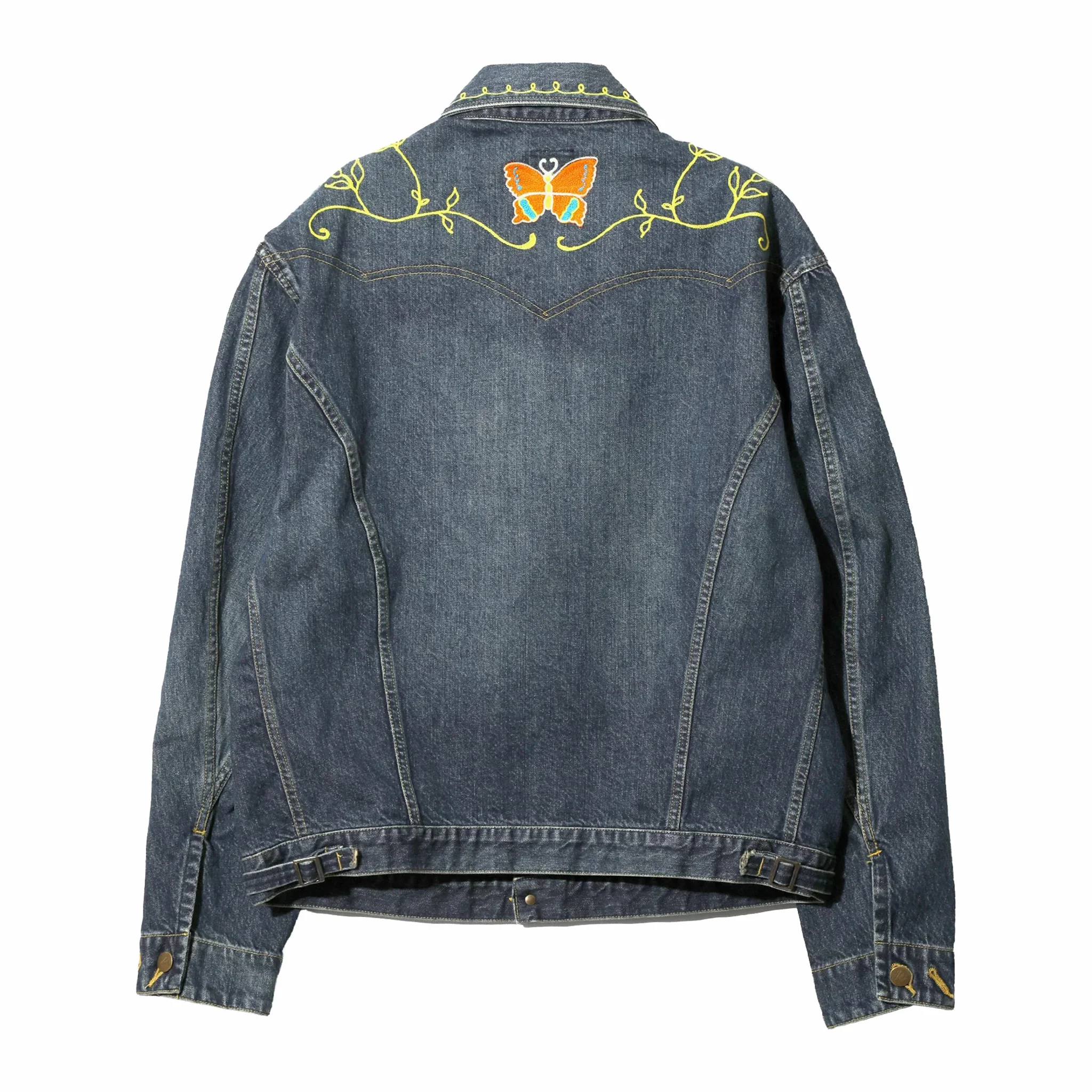 Needles Papillon Emb. Jean Jacket - 12oz Denim (Indigo)