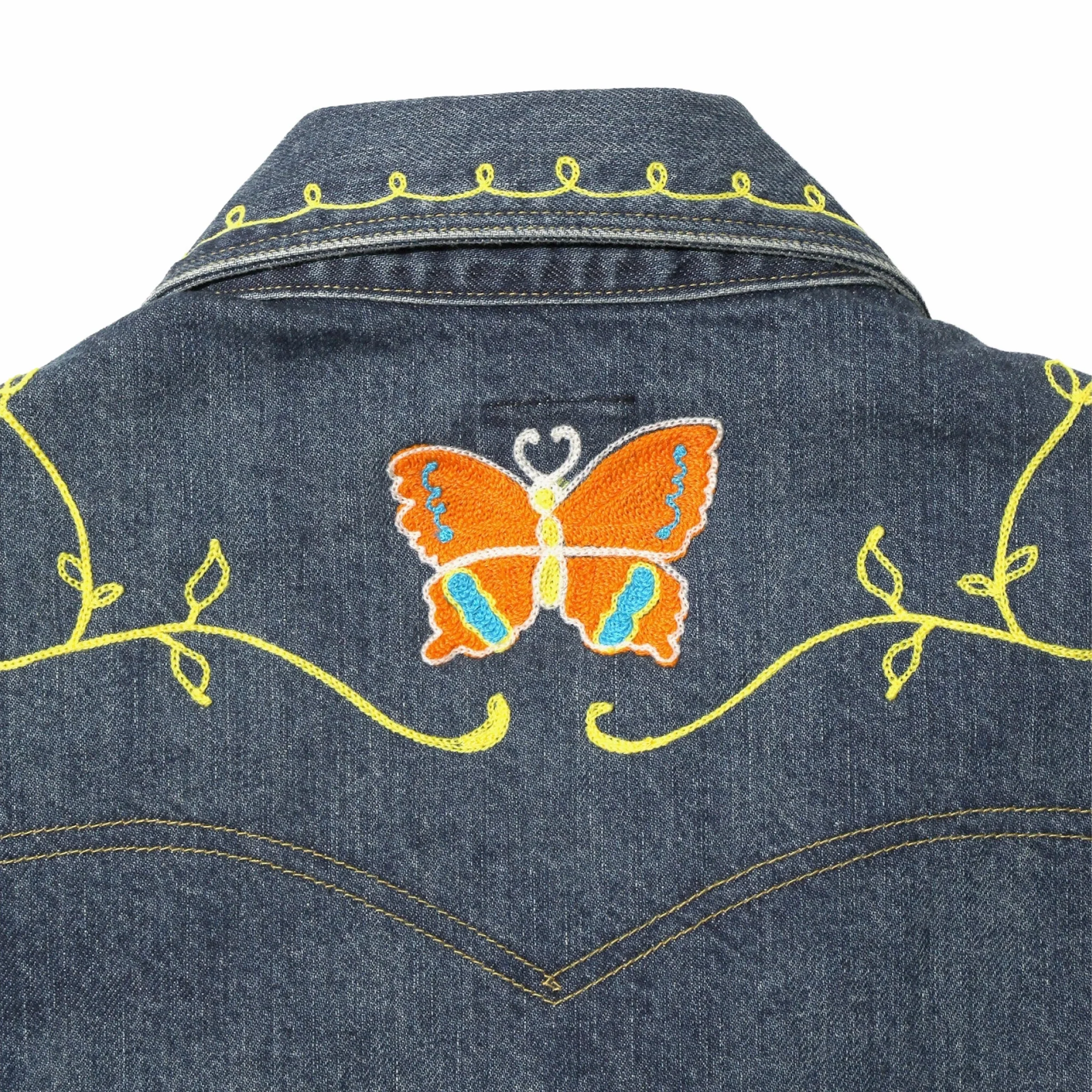 Needles Papillon Emb. Jean Jacket - 12oz Denim (Indigo)