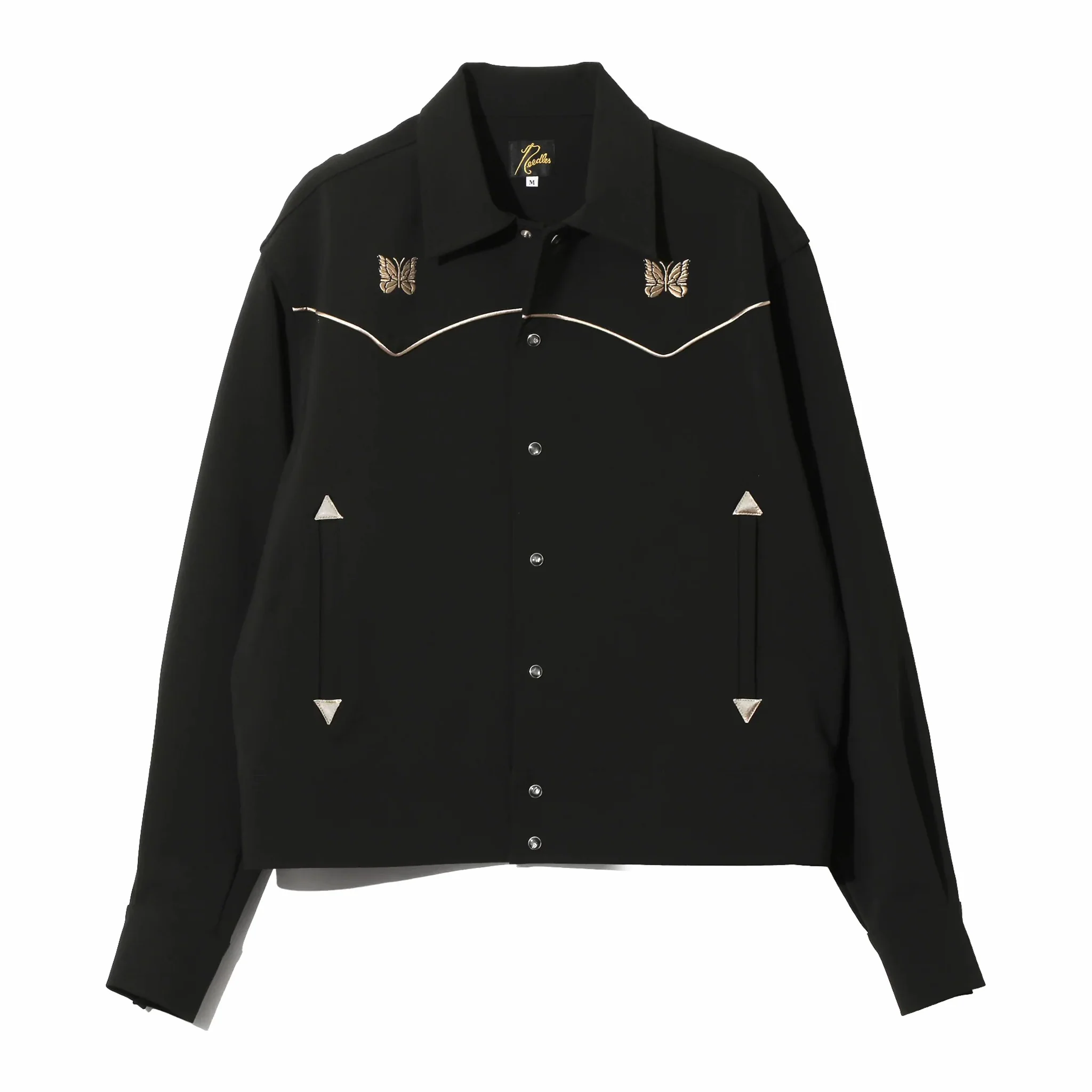 Needles Piping Cowboy Jacket - Poly Double Cloth (Black/Gold)