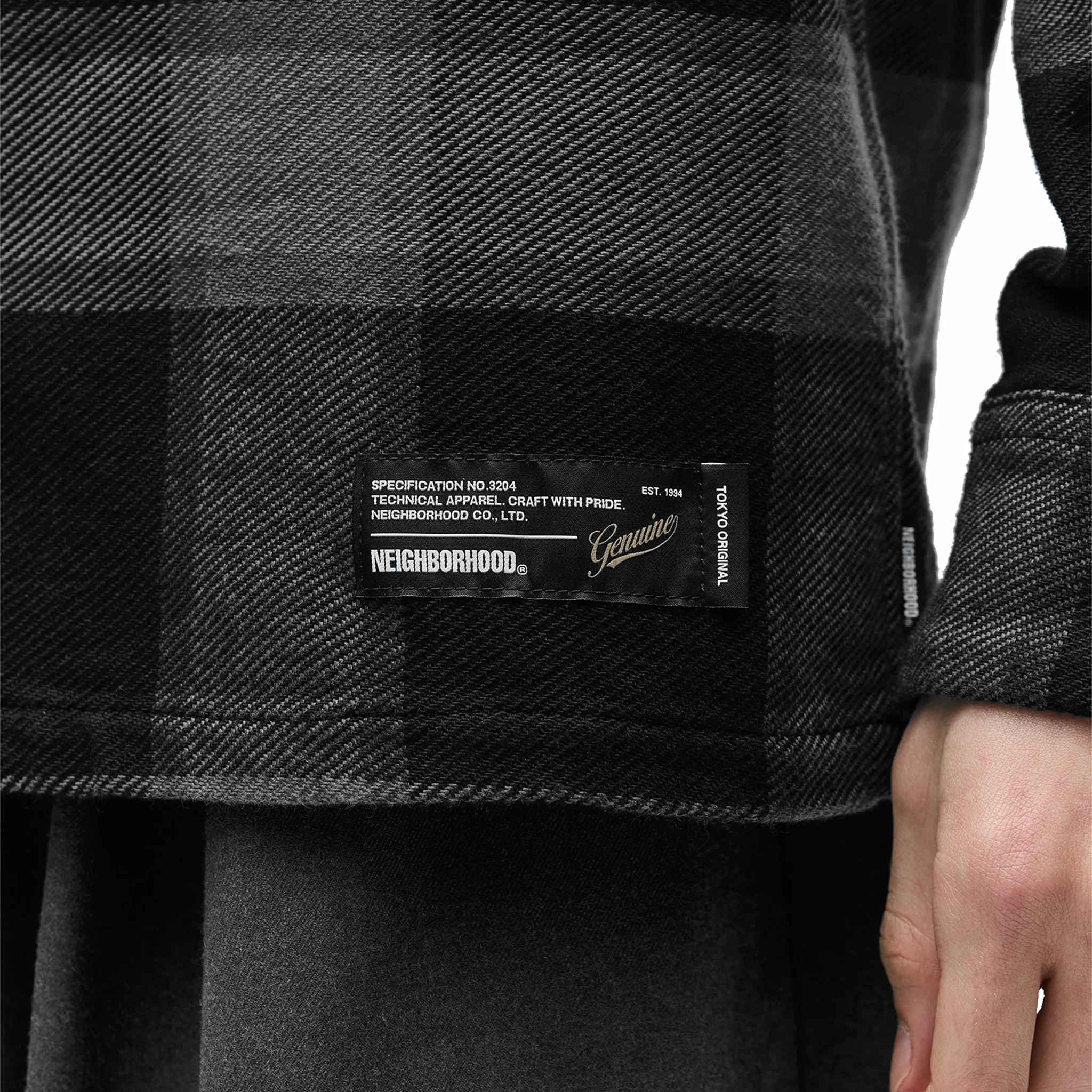 Neighborhood Buffalo Check Shirt LS (Grey)