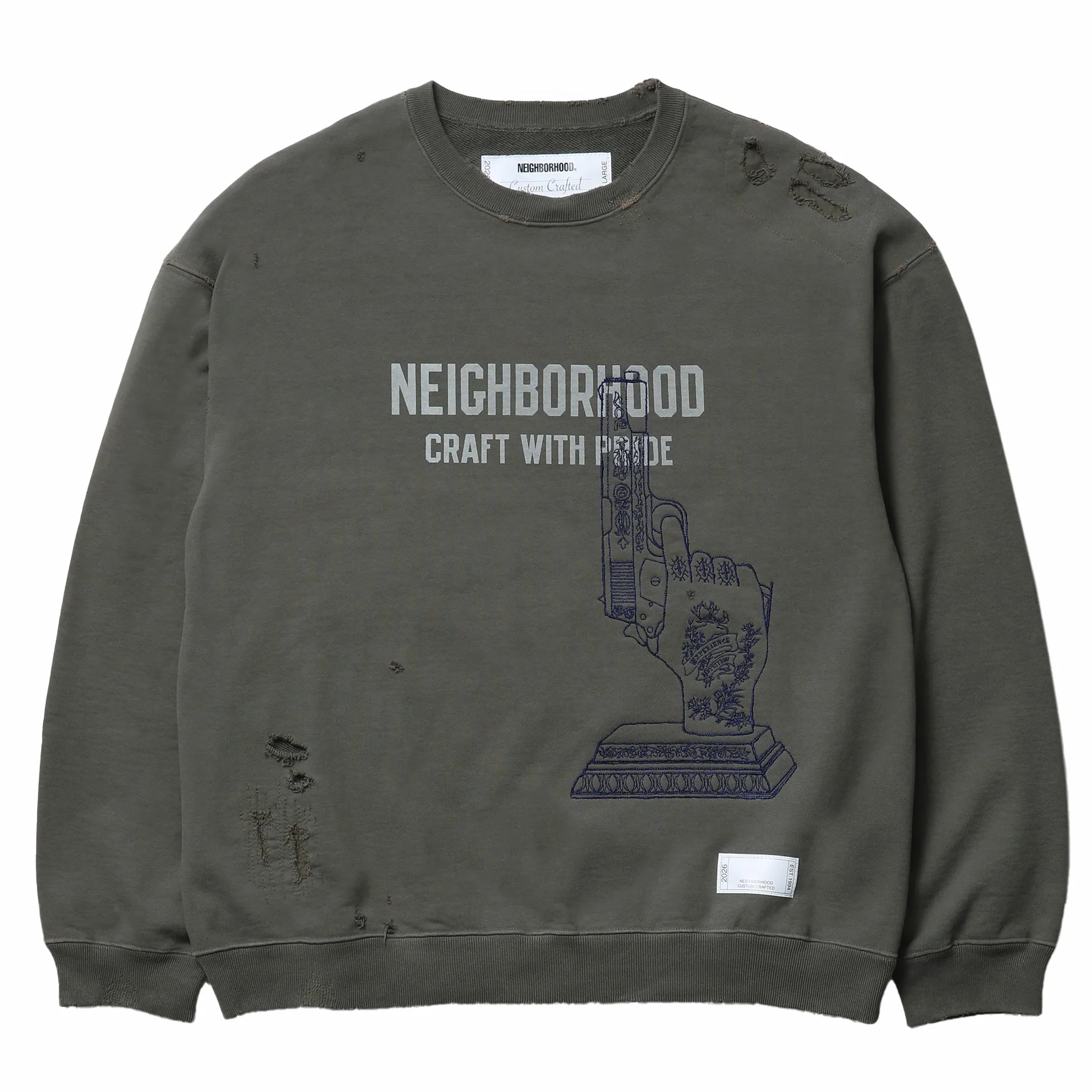Neighborhood Savage Sweatshirt LS (Olive Drab)