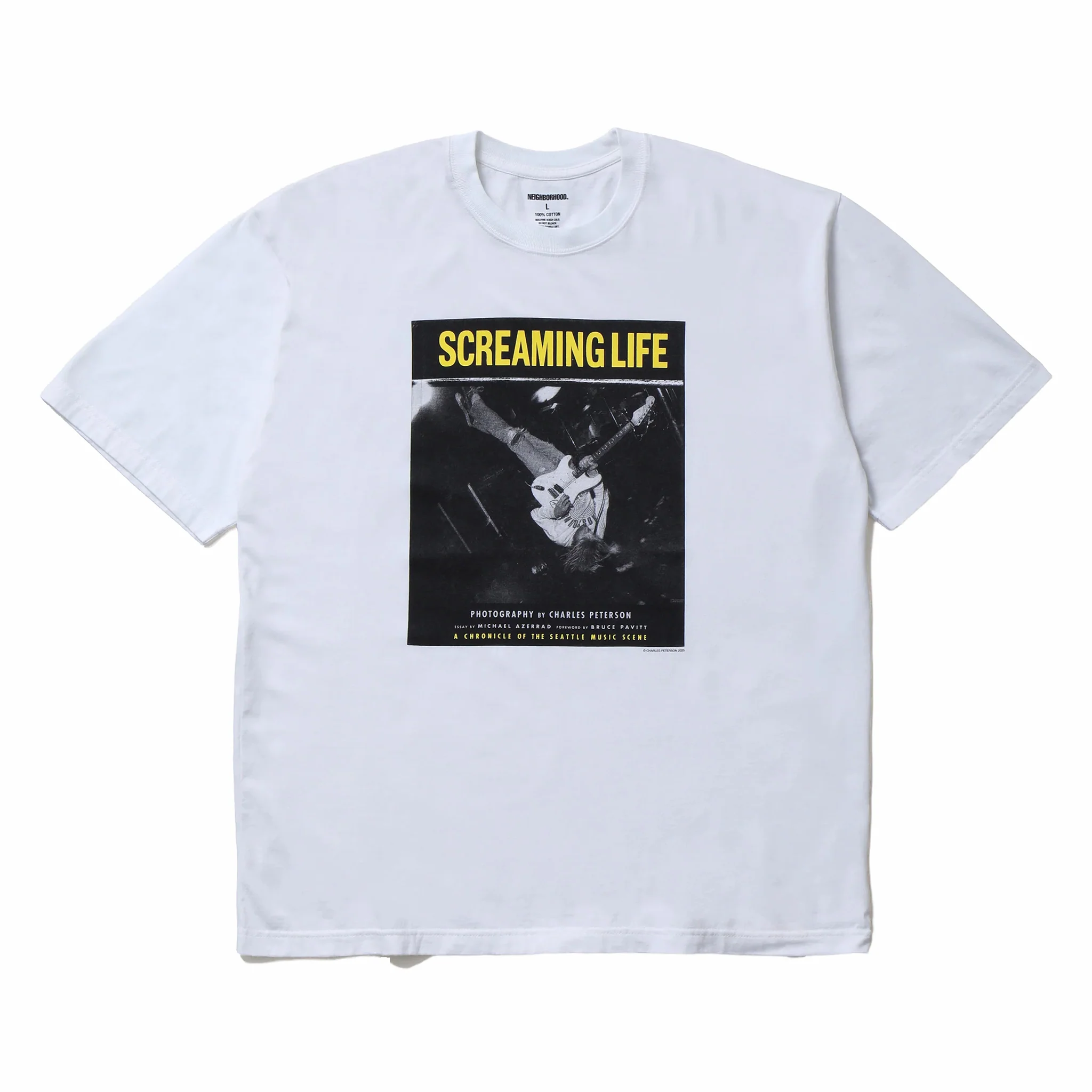 Neighborhood x Charles Peterson . Tee SS-1 (White)