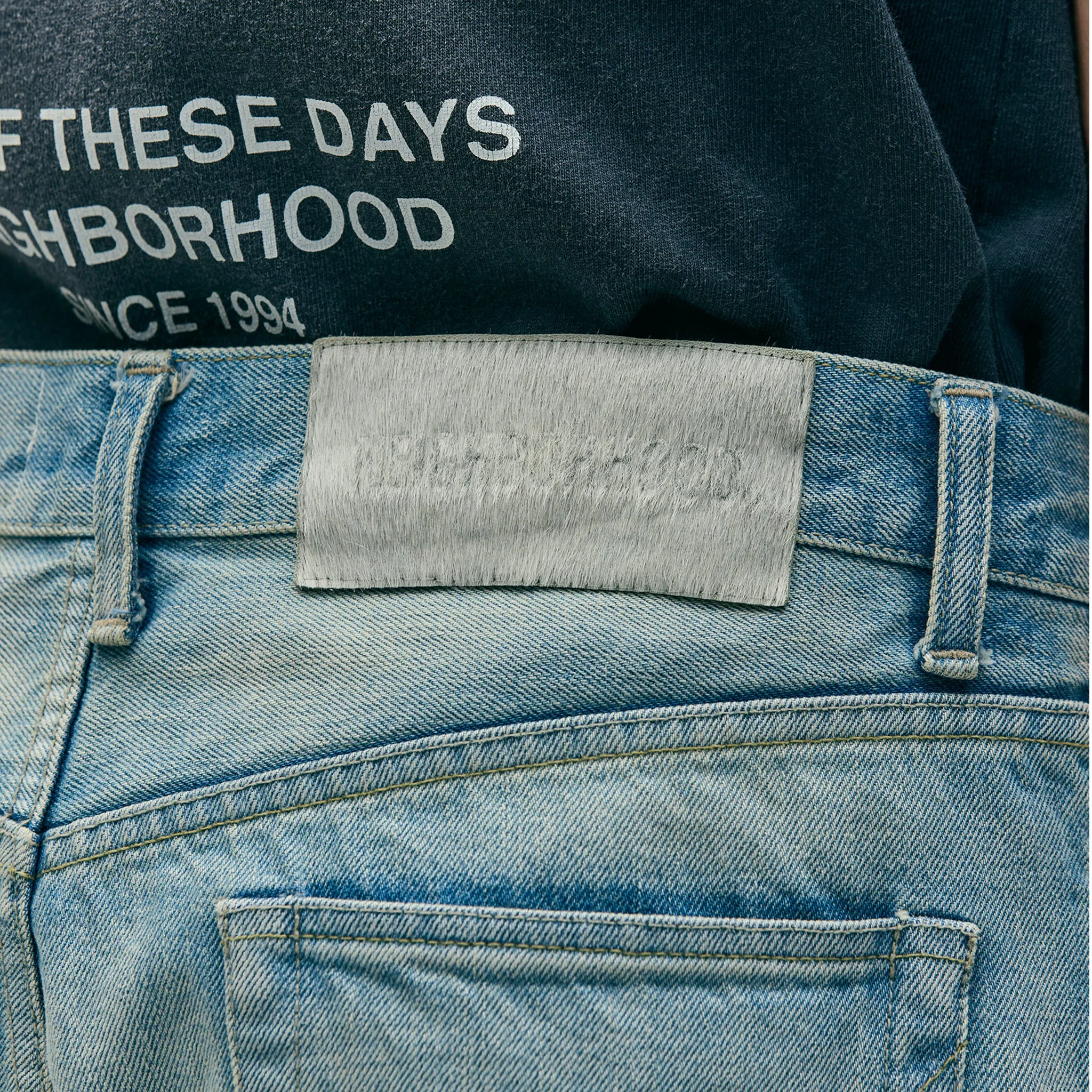 Neighborhood x OOTD . Washed DP Basic Denim Pants (Indigo)
