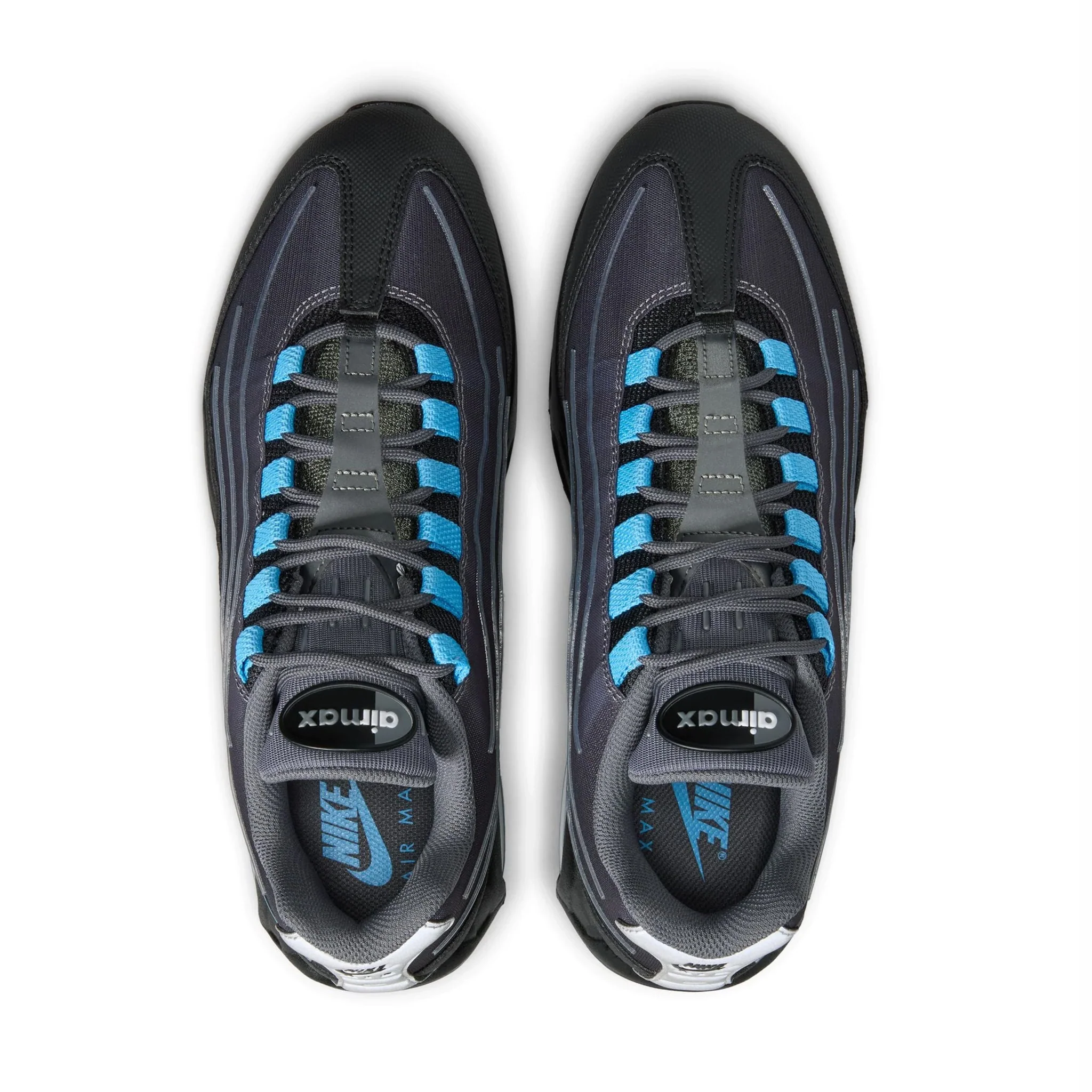 Nike Men's Air Max 95 Tech (Black/University Blue)