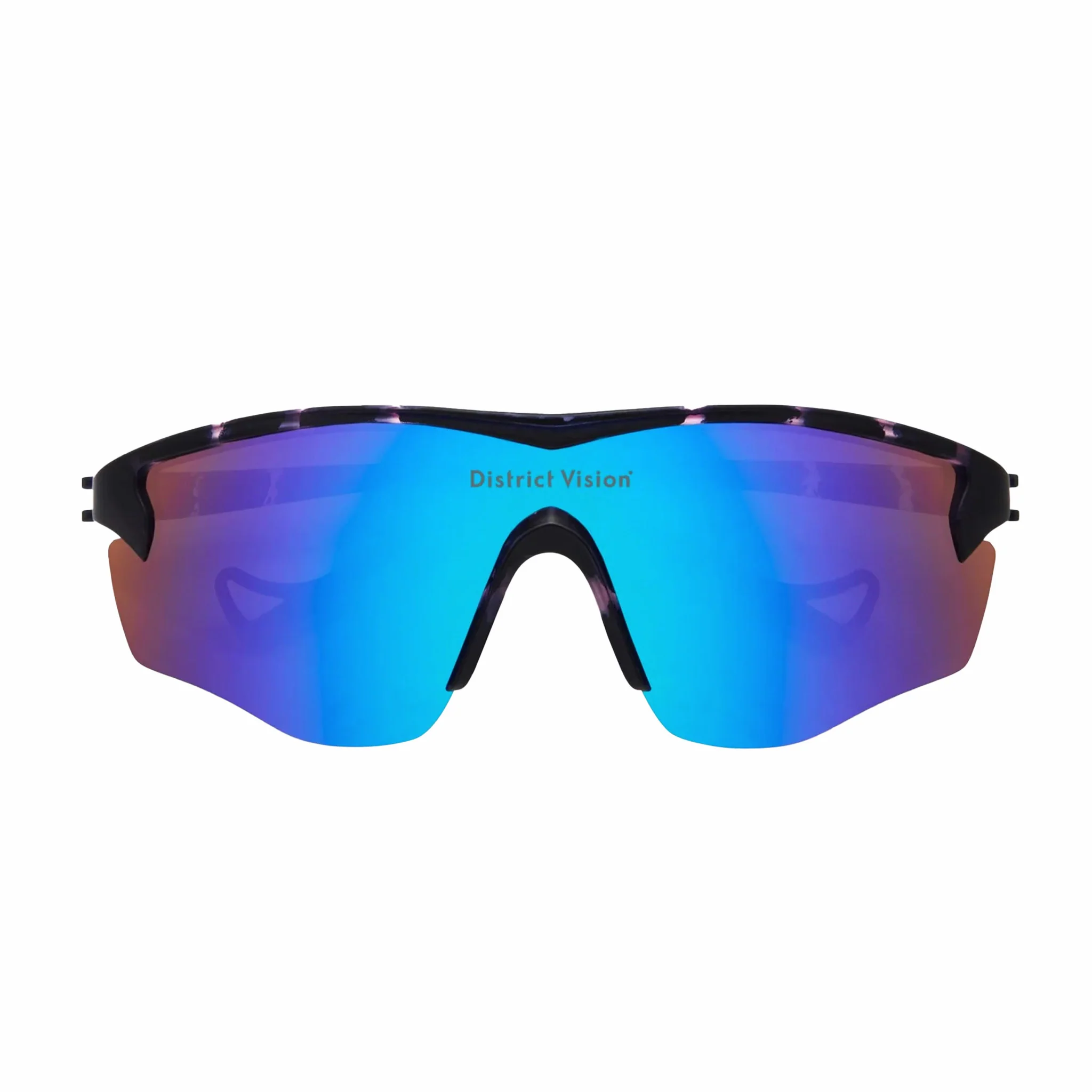 District Vision Junya Racer (Navy Pink Mosaic / D+ Blue Mirror)