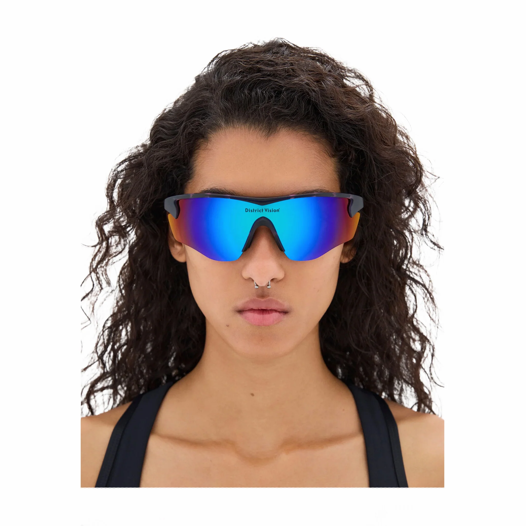 District Vision Junya Racer (Navy Pink Mosaic / D+ Blue Mirror)