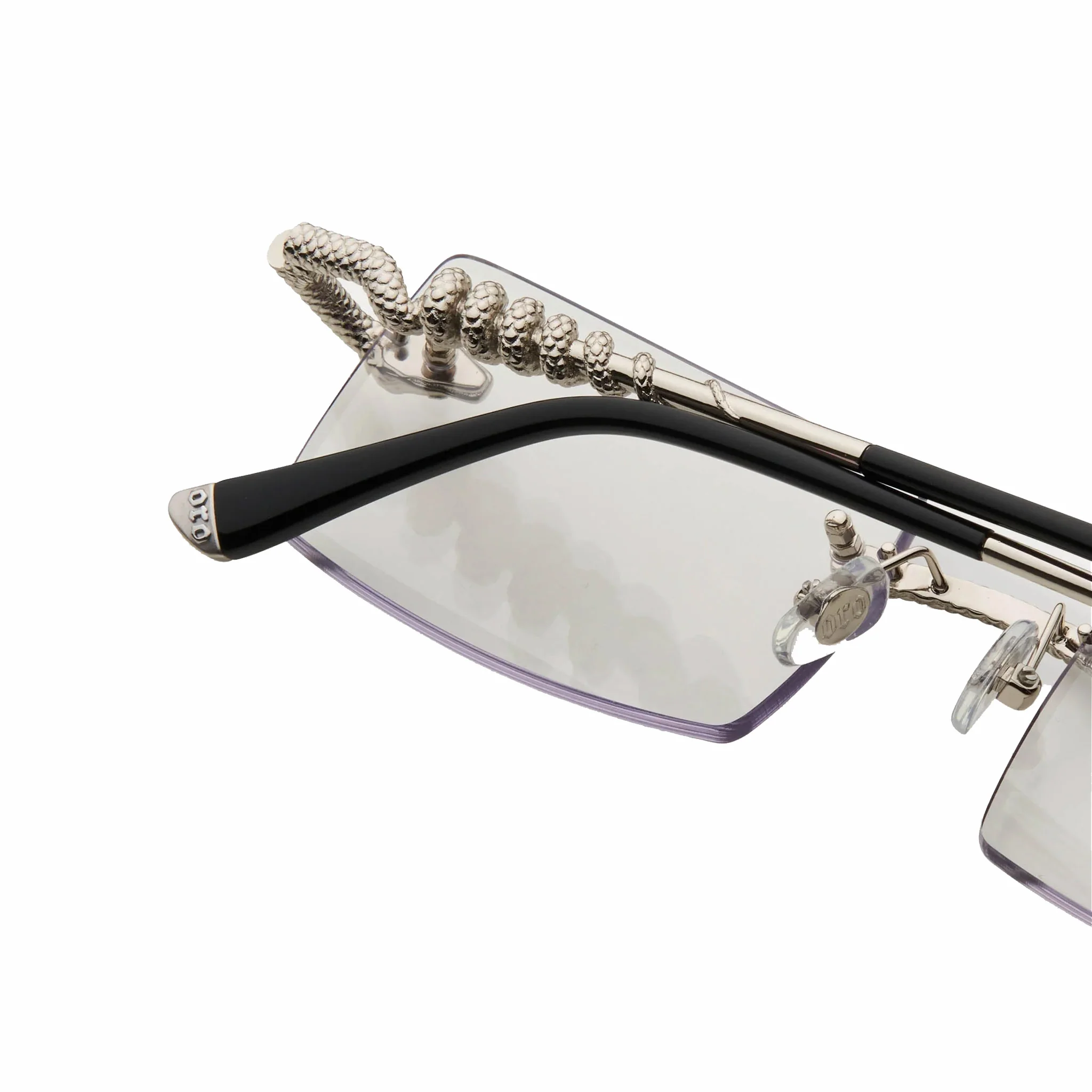 James Oro Clear Silver Serpent "Authentic" (Clear Tint/Silver Frame)