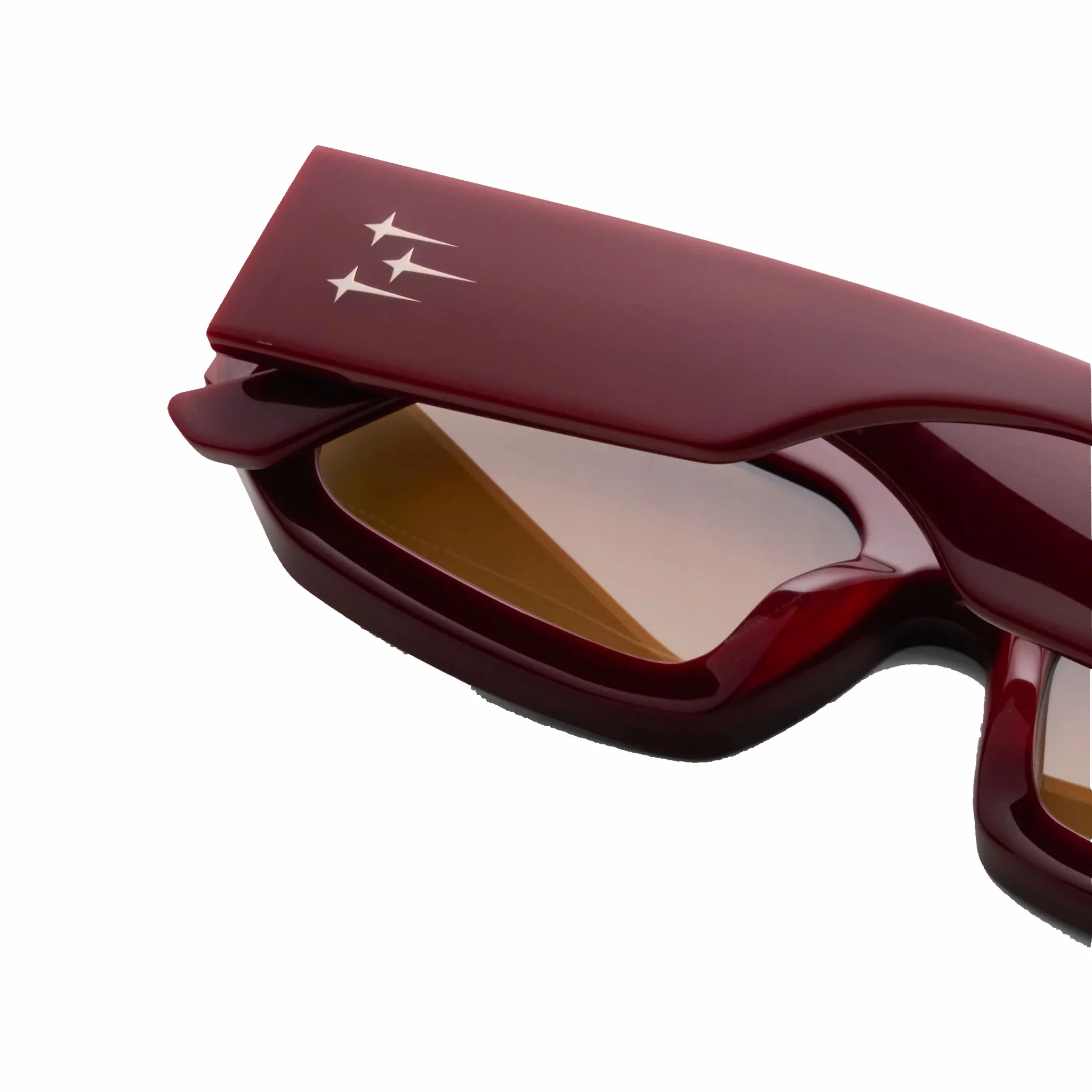 James Oro Bordeaux "Dune" (Brown Tint/Bordeaux Frame)